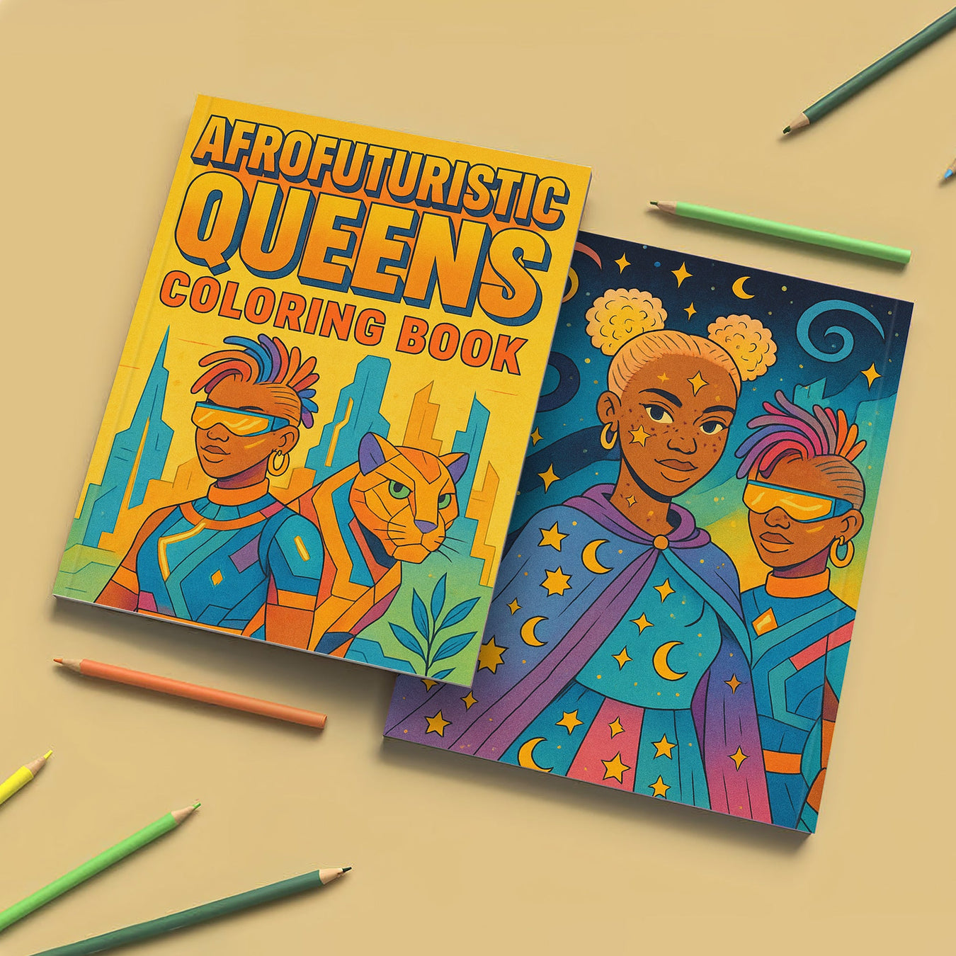 Black Girls Coloring Book