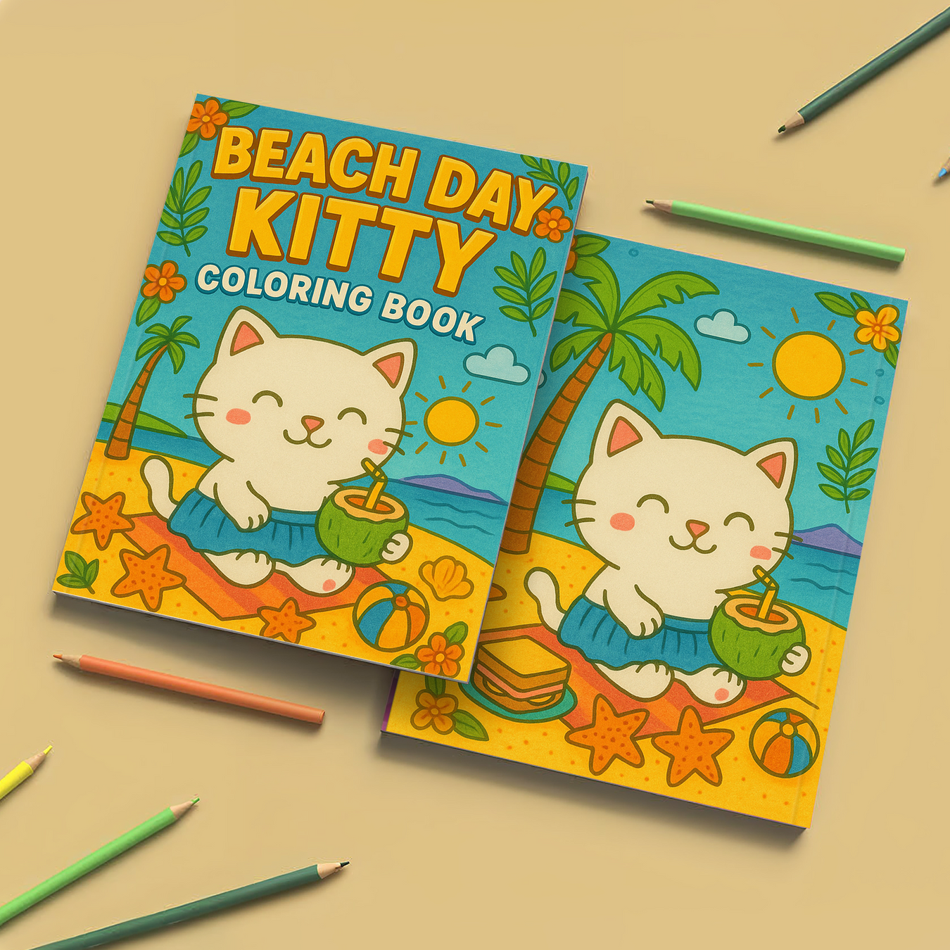 Hawaii Coloring Book