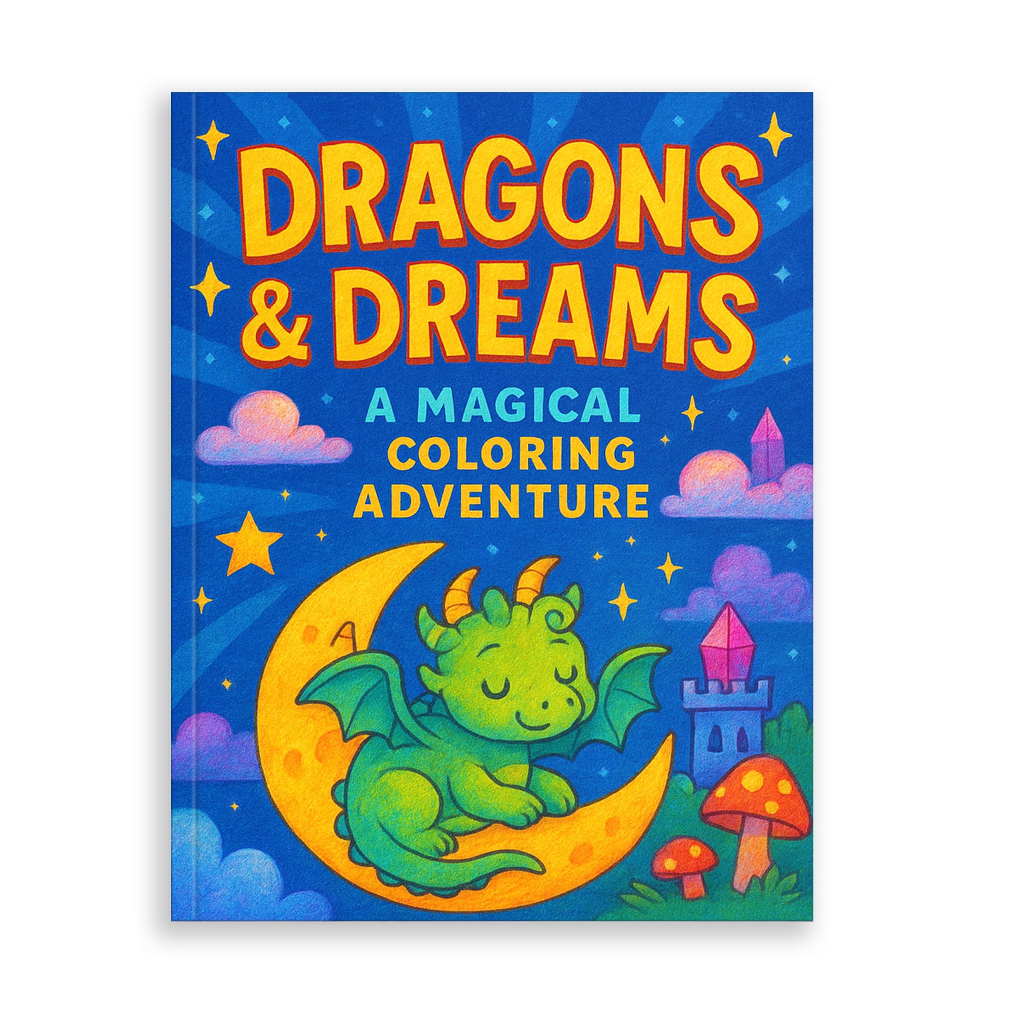Dragons & Dreams Coloring Book - A Magical Coloring Adventure