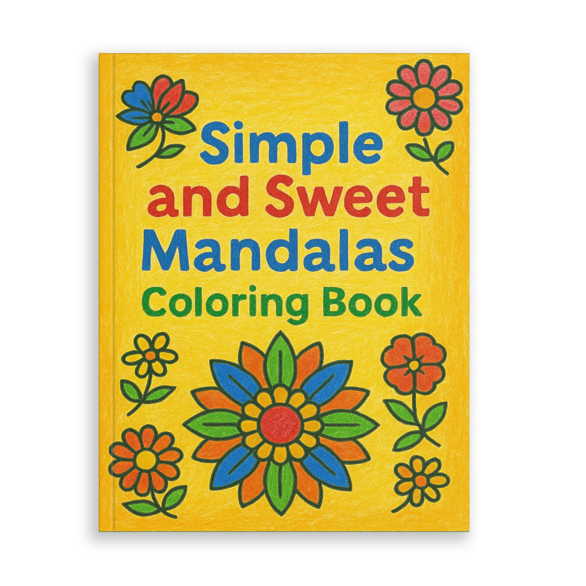 Simple and Sweet Mandalas Coloring Book - 48 Coloring Pages