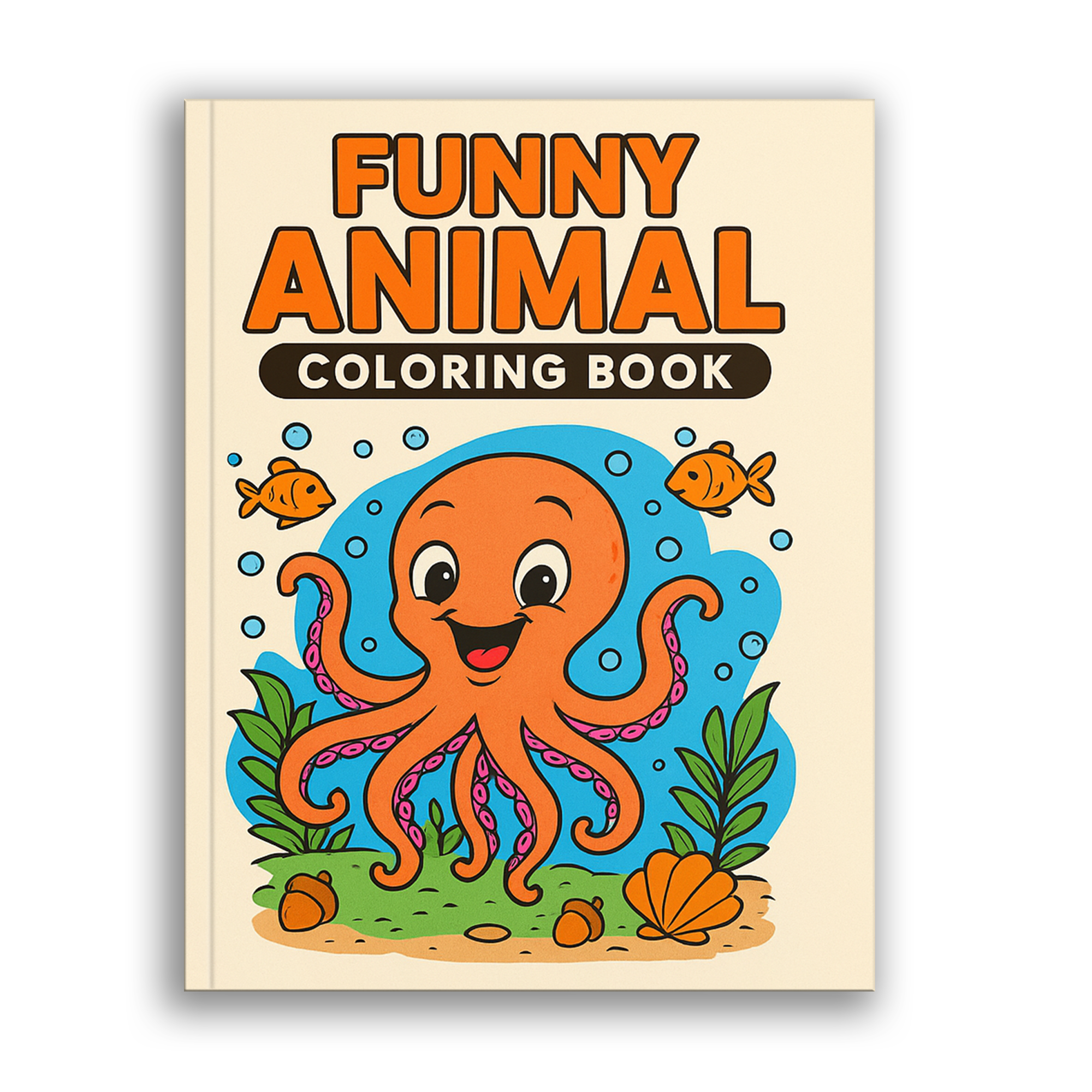 Funny Animal Coloring Pages for Kids – 48 Goofy & Cute Designs