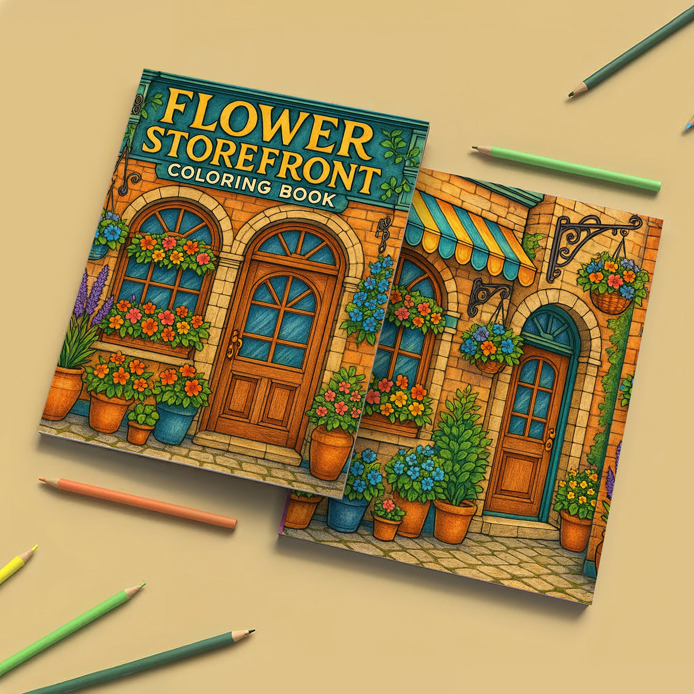 Flower Coloring Book