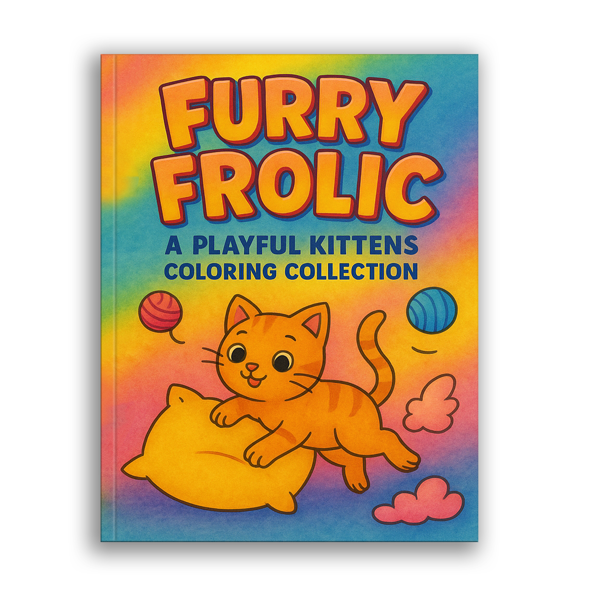 Playful Kittens Coloring Book – Cute and Funny Cats for All Ages