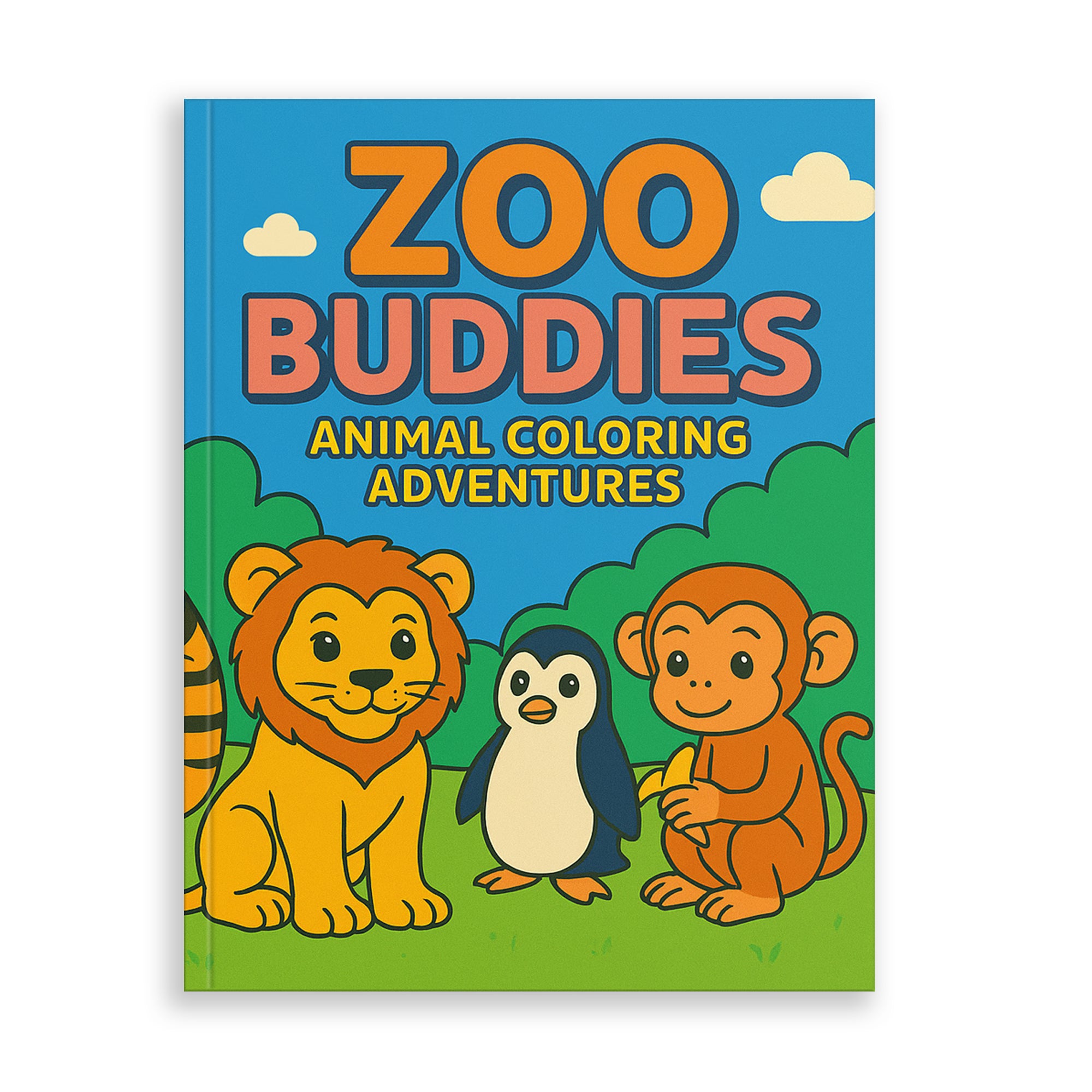 Zoo Buddies – Animal Coloring Adventures | 48 Fun Coloring Pages for Kids