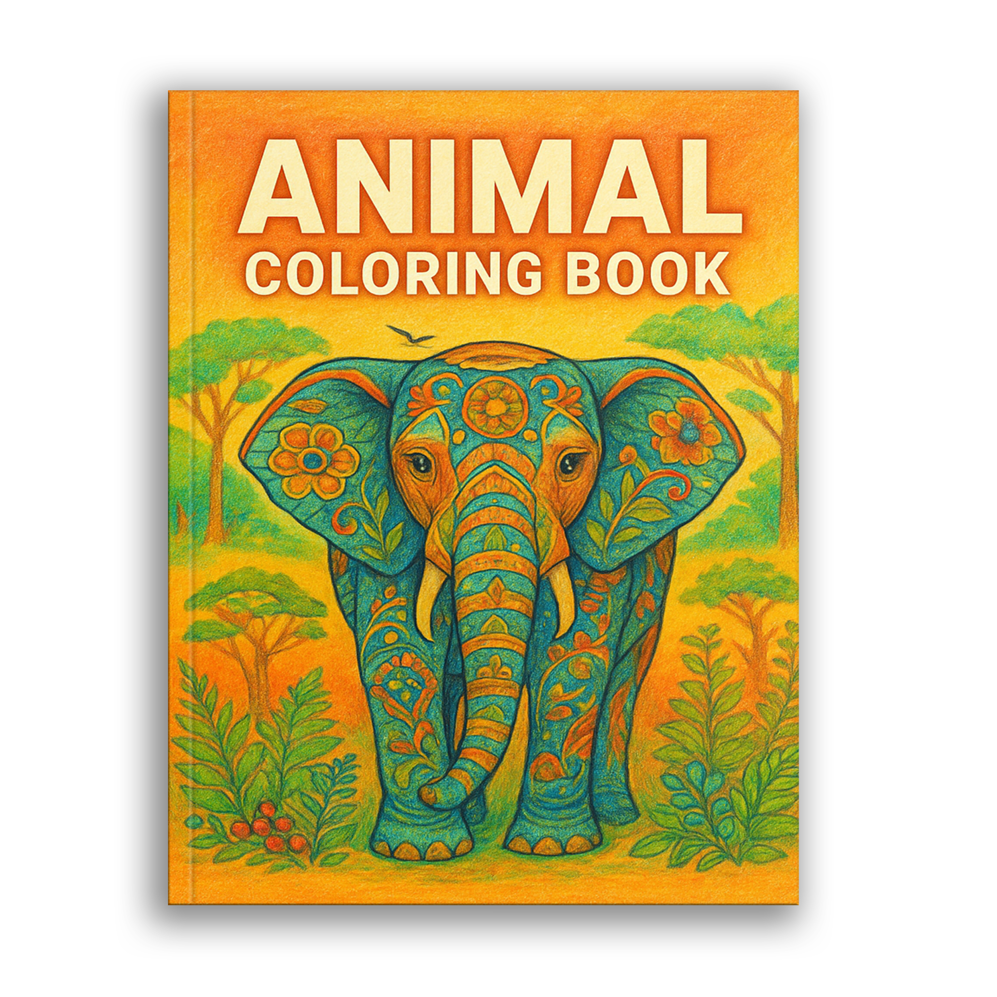 Animal Coloring Book - Coloring Fun with Rhinos, Monkeys, Lions & More