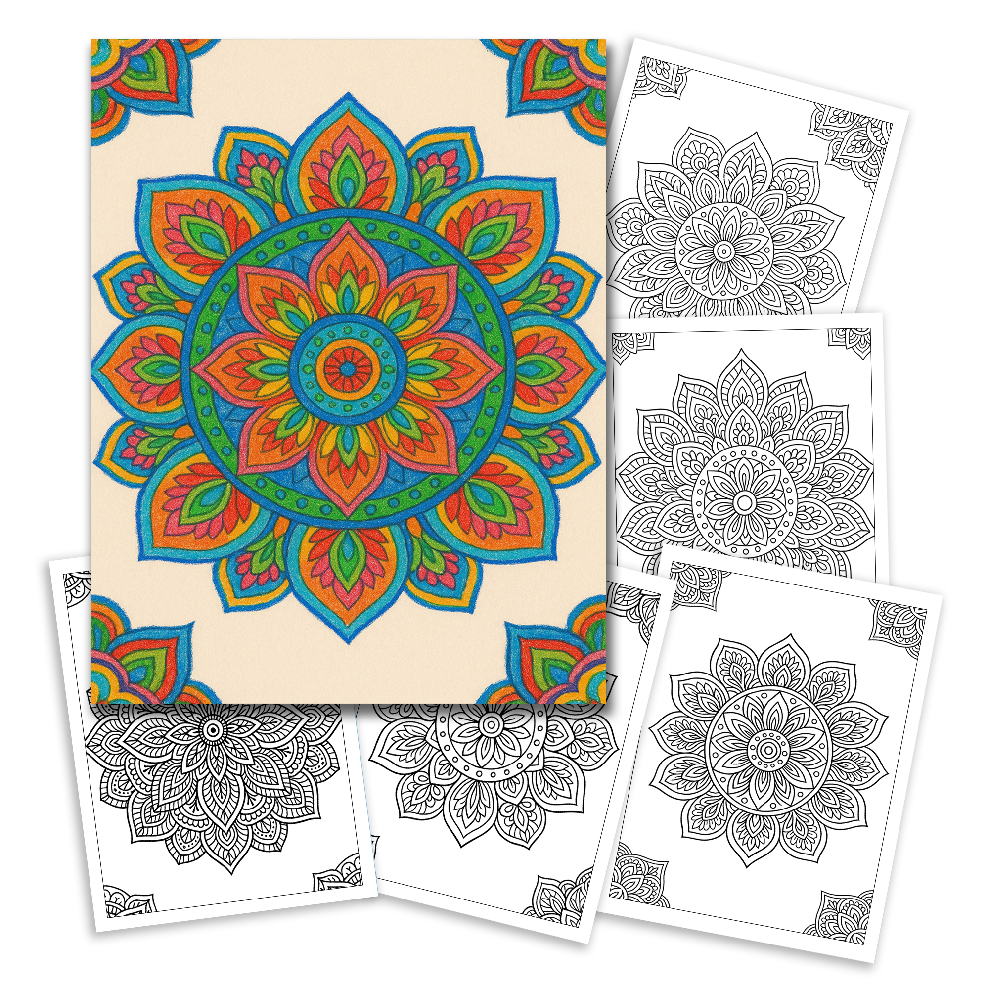 Mandala Coloring Book - Relaxing and Intricate Designs to Color