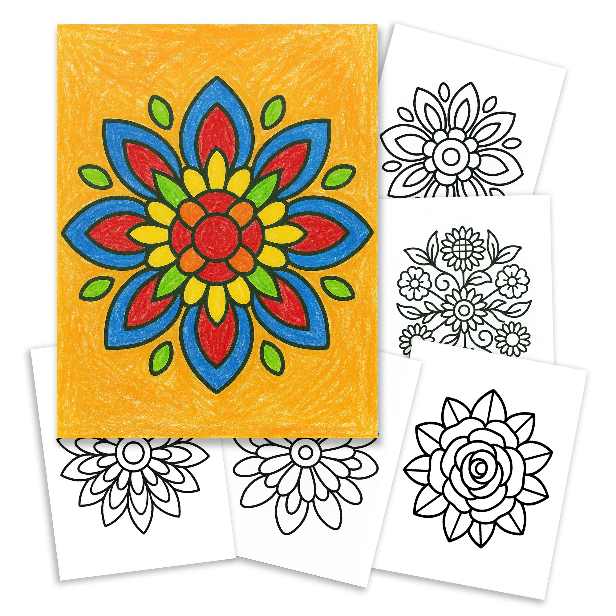 Simple and Sweet Mandalas Coloring Book - 48 Coloring Pages