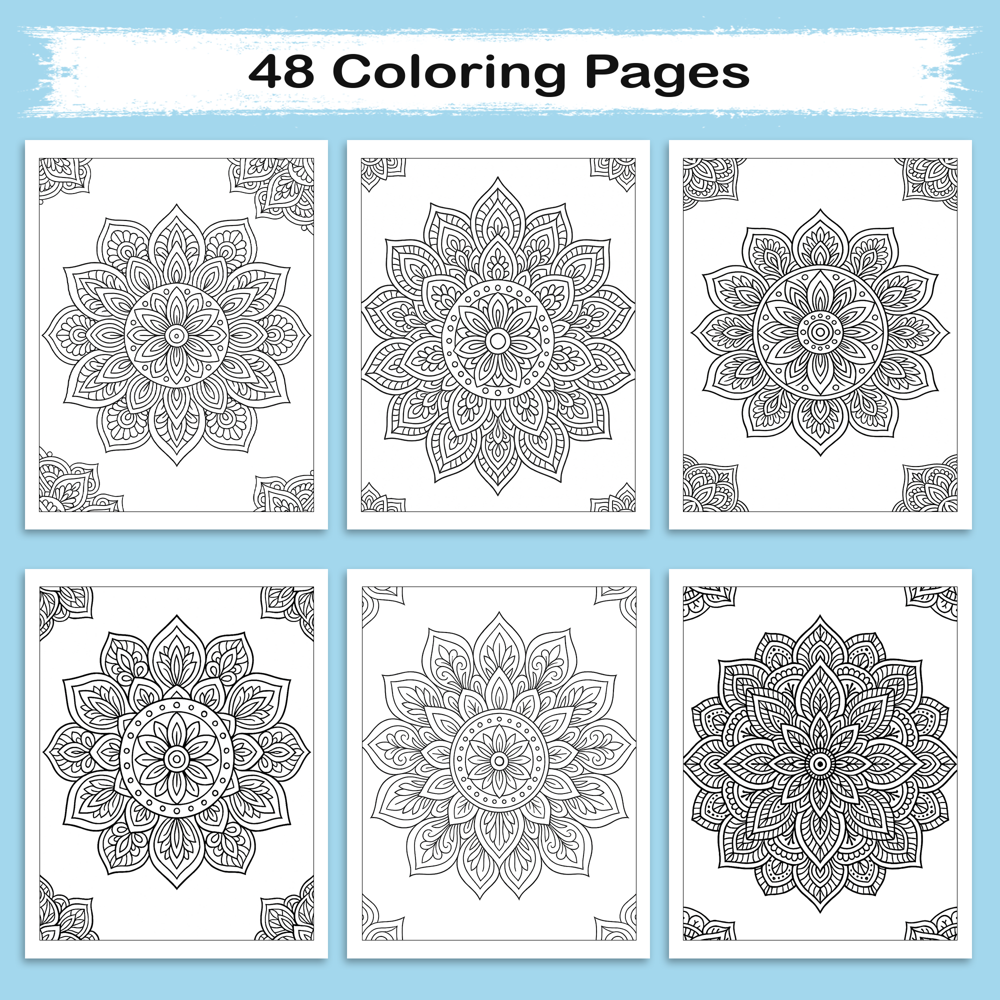 Mandala Coloring Book - Relaxing and Intricate Designs to Color