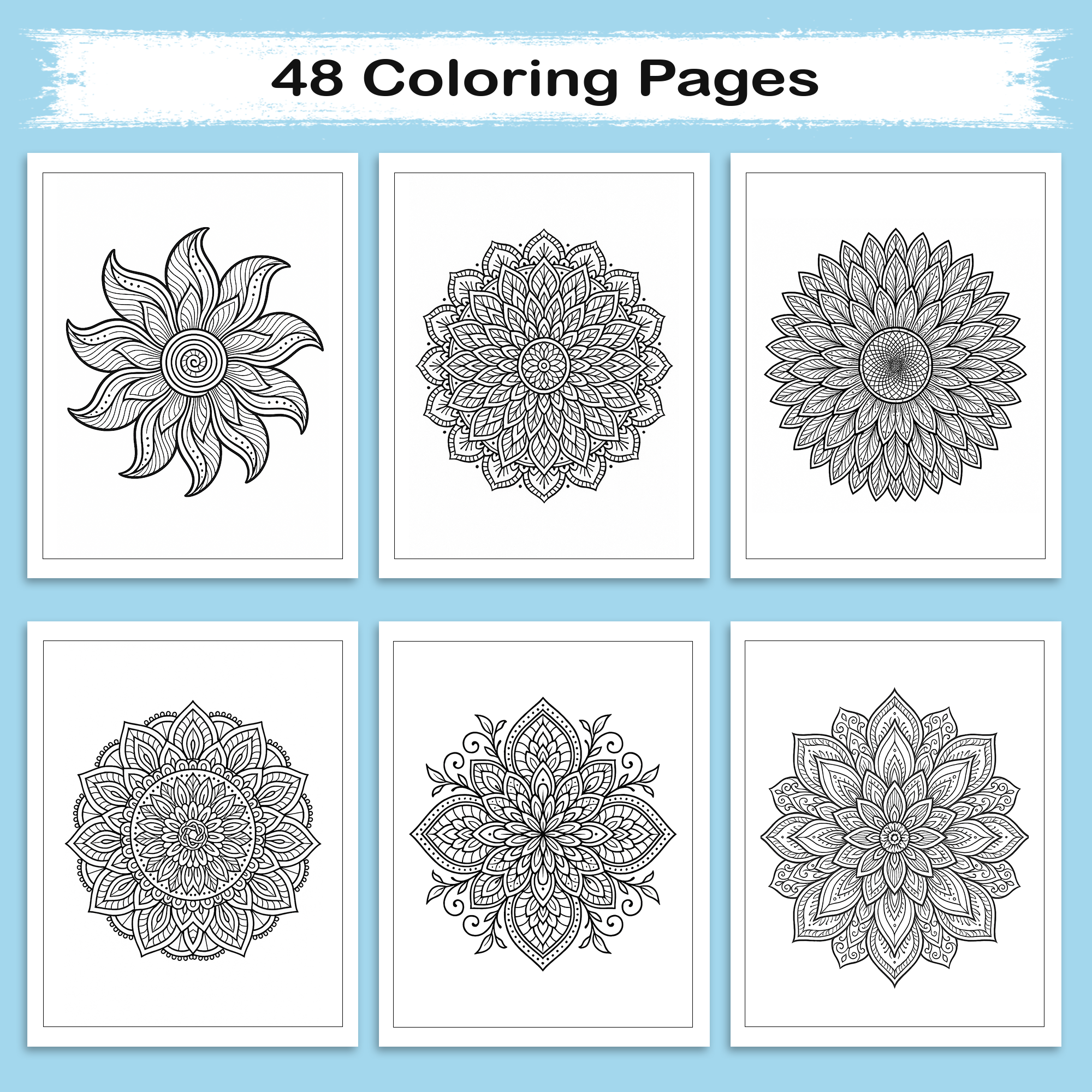 Mandala Coloring Book – Intricate Designs to Color and Relax