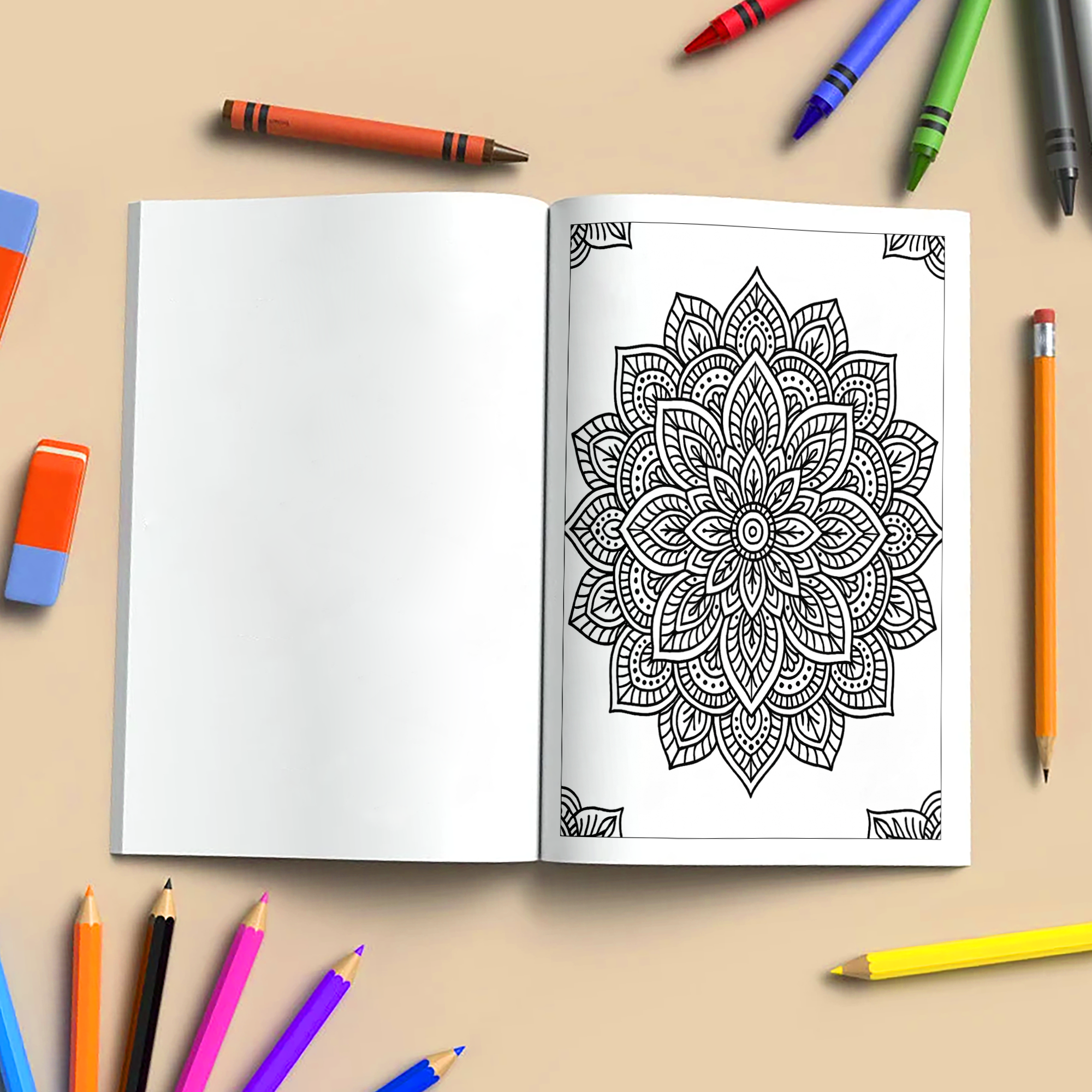 Mandala Coloring Book - Relaxing and Intricate Designs to Color