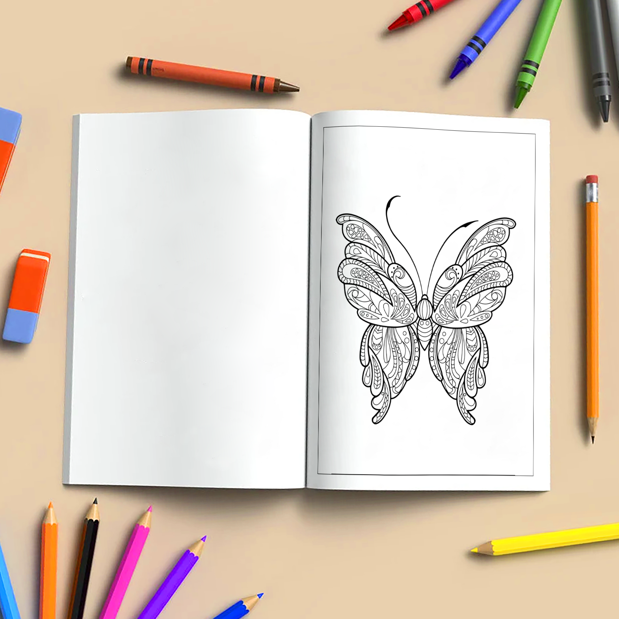 Mystic Wildlife Coloring Book - Intricate Animal Mandalas for Relaxation and Creativity