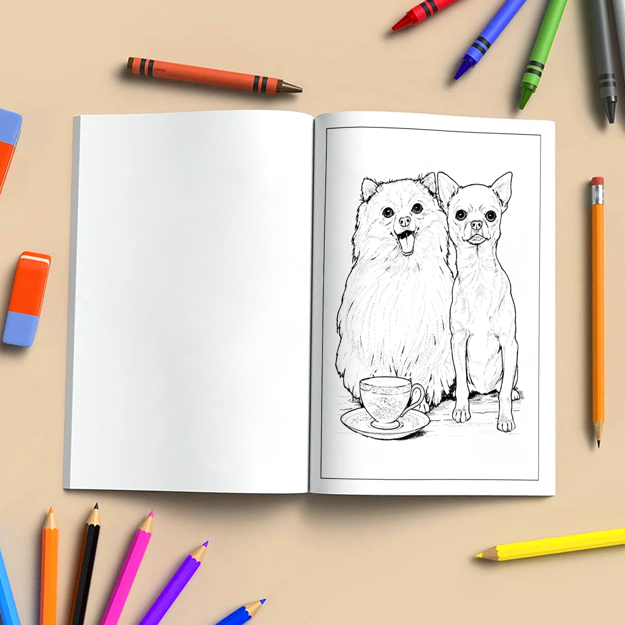 Chihuahua Love – Relaxing Coloring Book for Dog Fans of All Ages