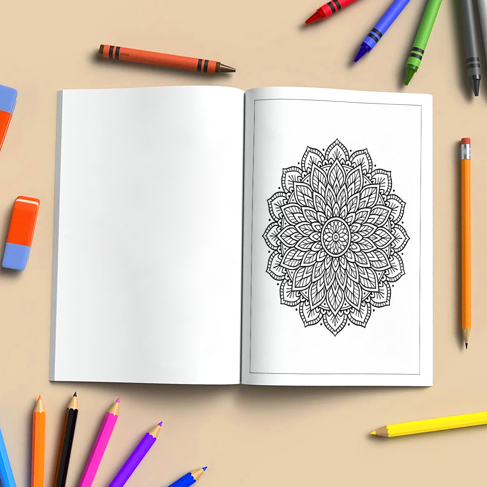 Mandala Coloring Book – Intricate Designs to Color and Relax