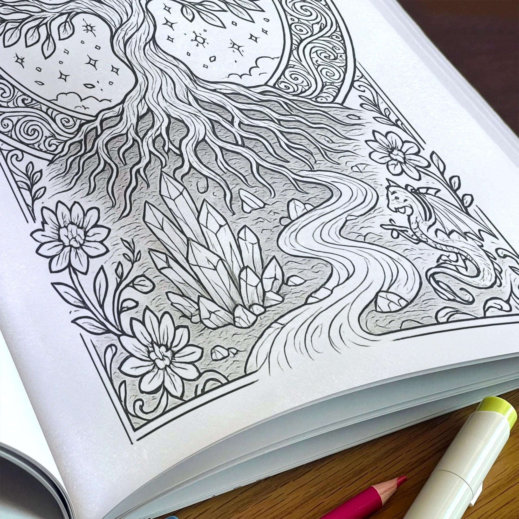 Tree of Life Mandala Coloring Book – Inspirational Nature Designs to Calm Your Mind