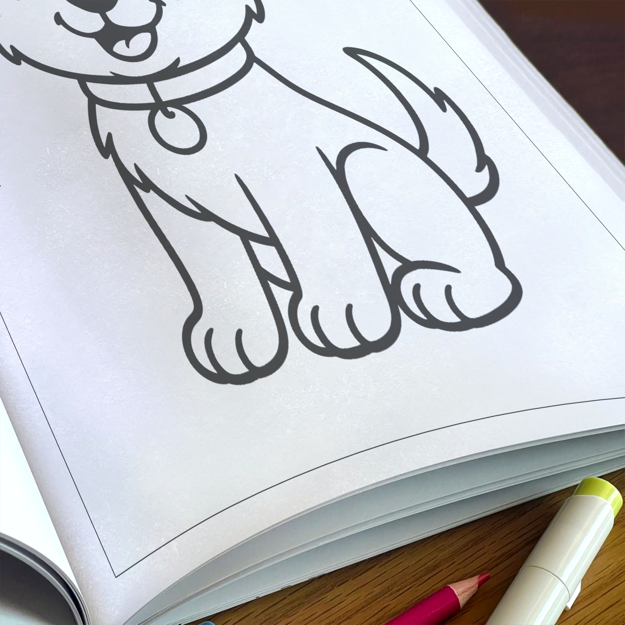 Animal Coloring Book - Fun and Easy Designs of Lions, Giraffes, Elephants & More