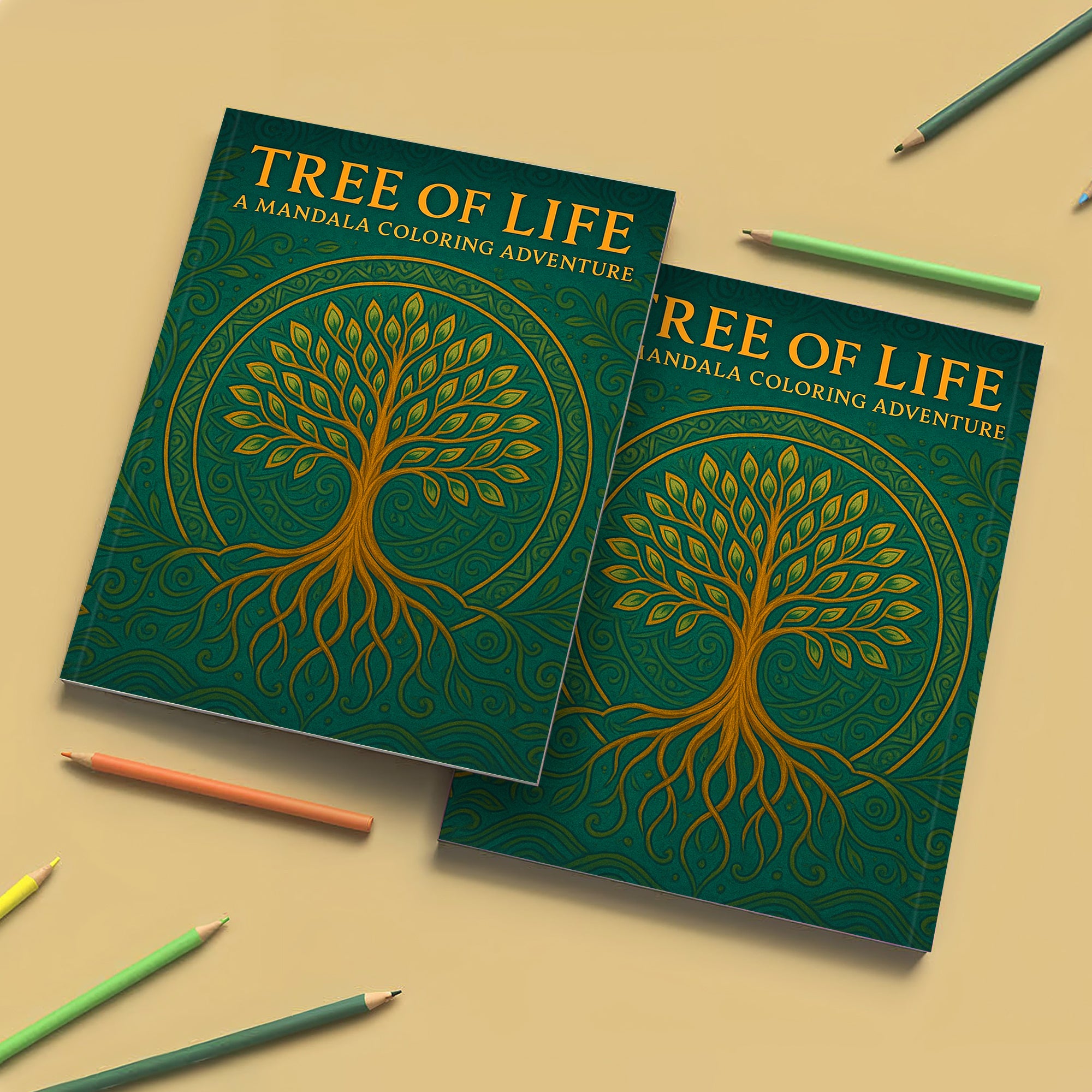 Tree of Life Mandala Coloring Book – Inspirational Nature Designs to Calm Your Mind