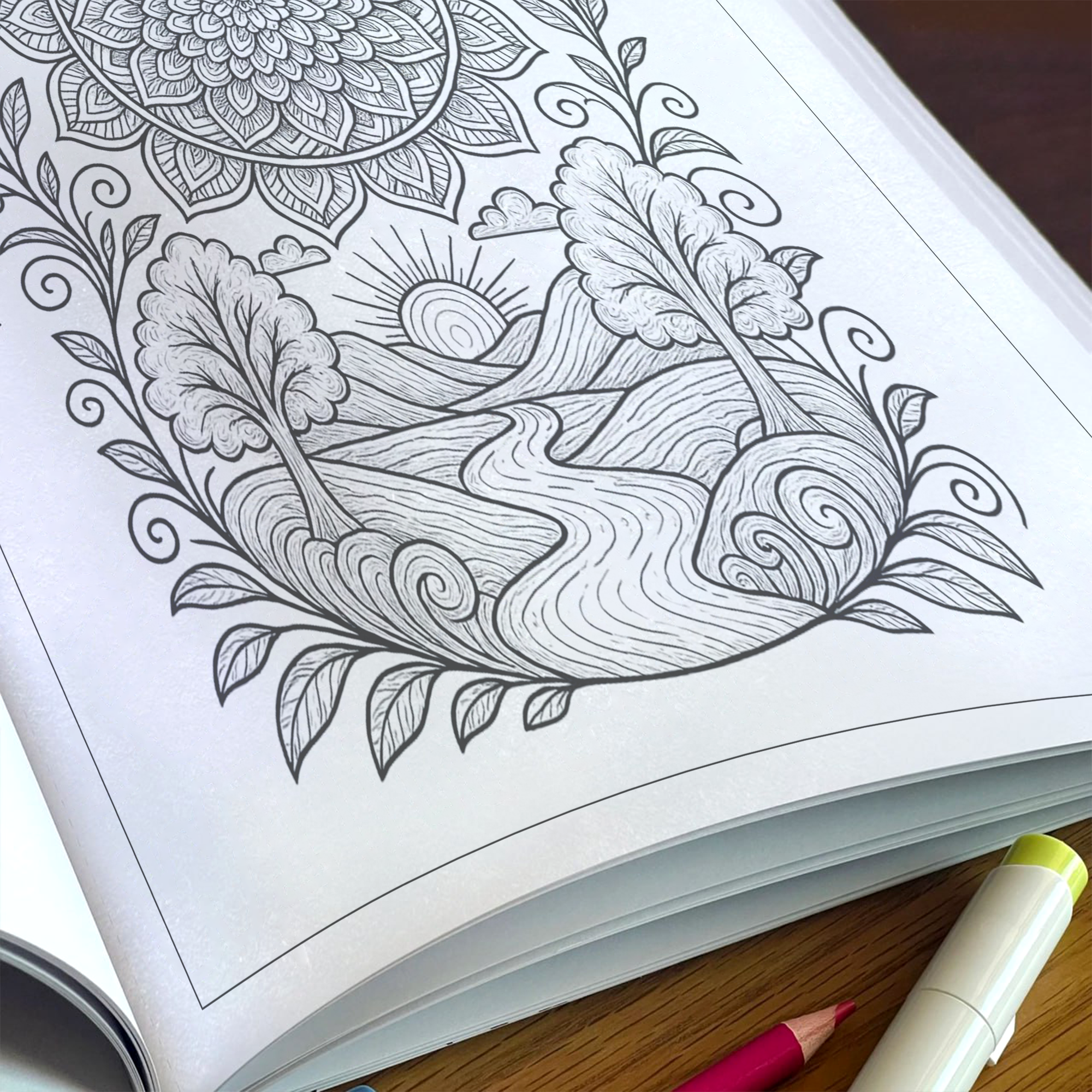 Mandala Coloring Book - Beautiful Circular Patterns for Stress Relief
