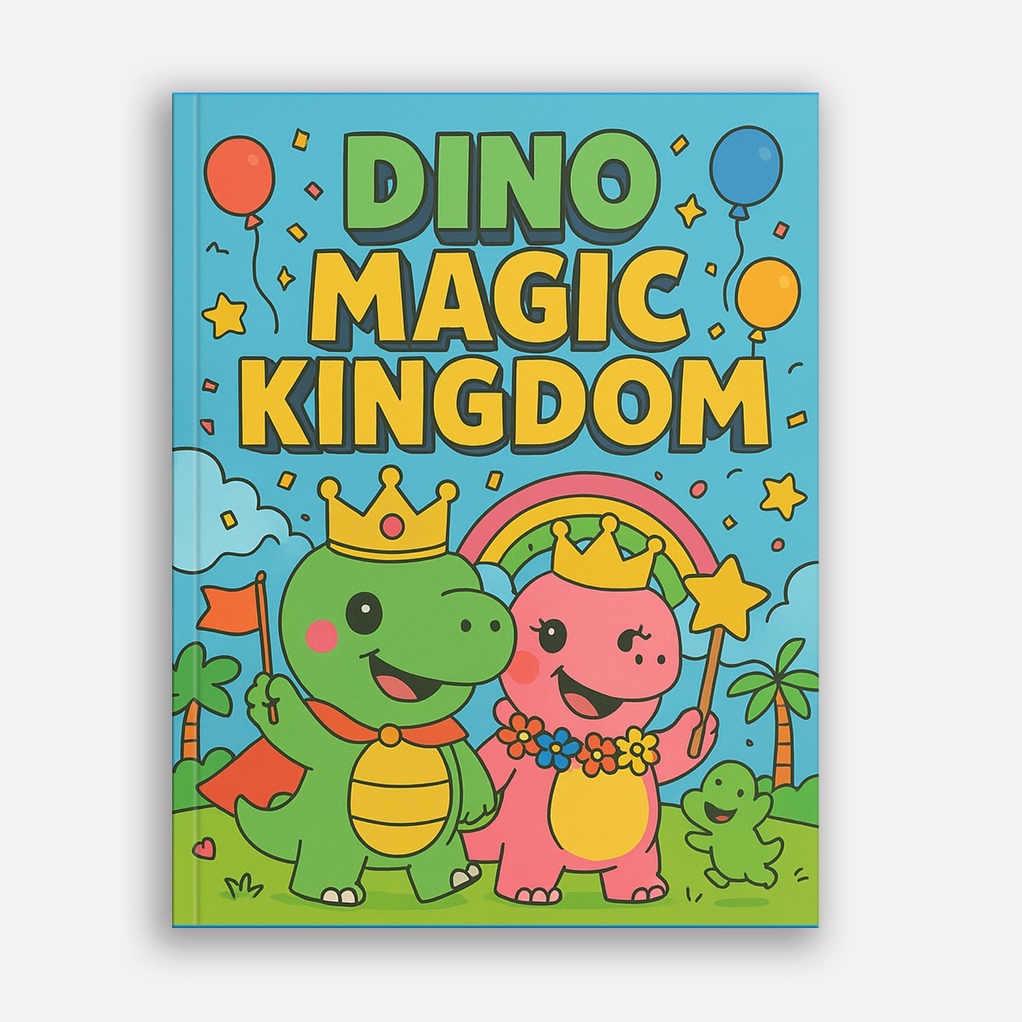 Dino Magic Kingdom Coloring Pages – 48 Pages – Fun, Fantasy-Filled, Prehistoric Adventures – For Kids