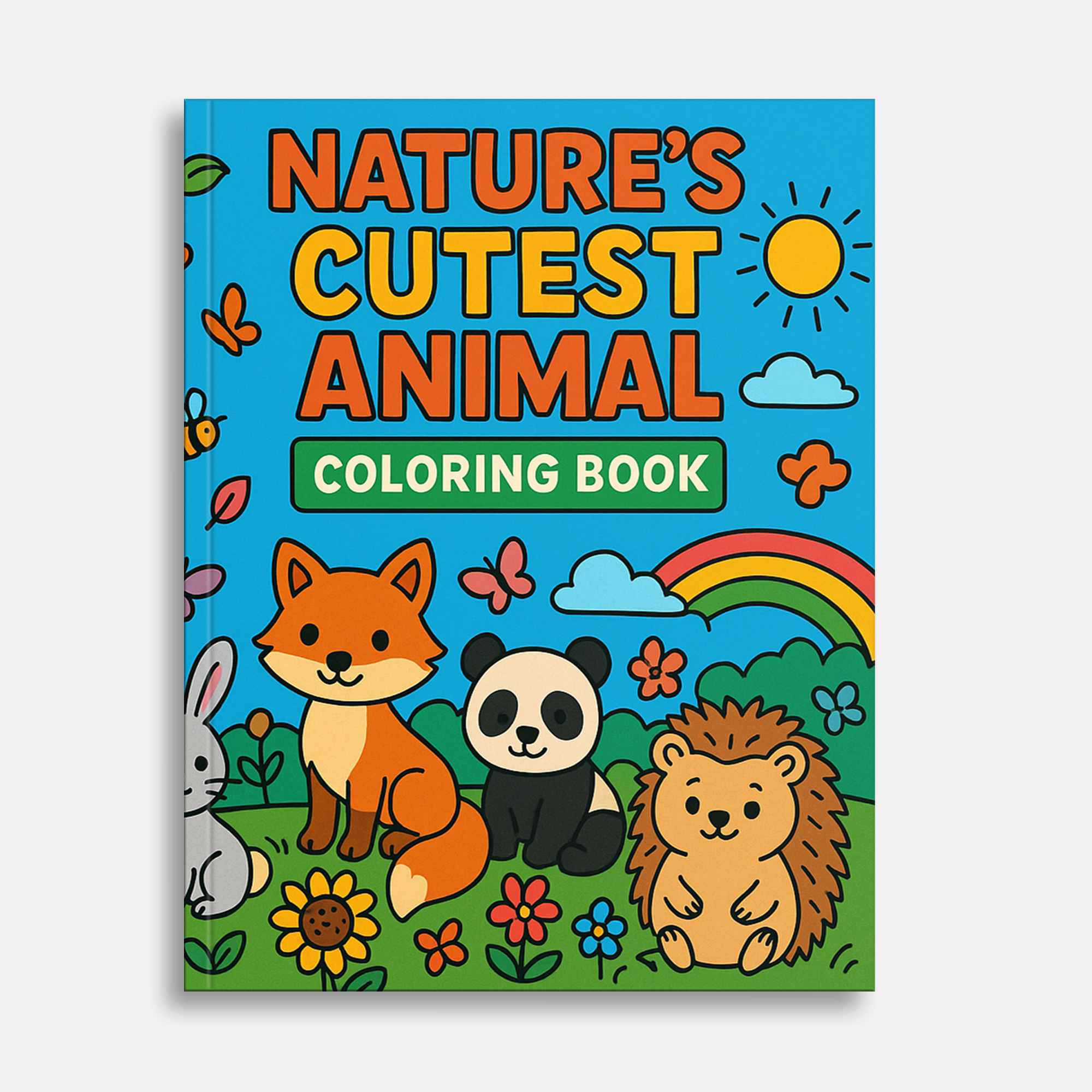 Nature’s Cutest Animal Coloring Pages for Kids – 48 Easy & Fun Designs