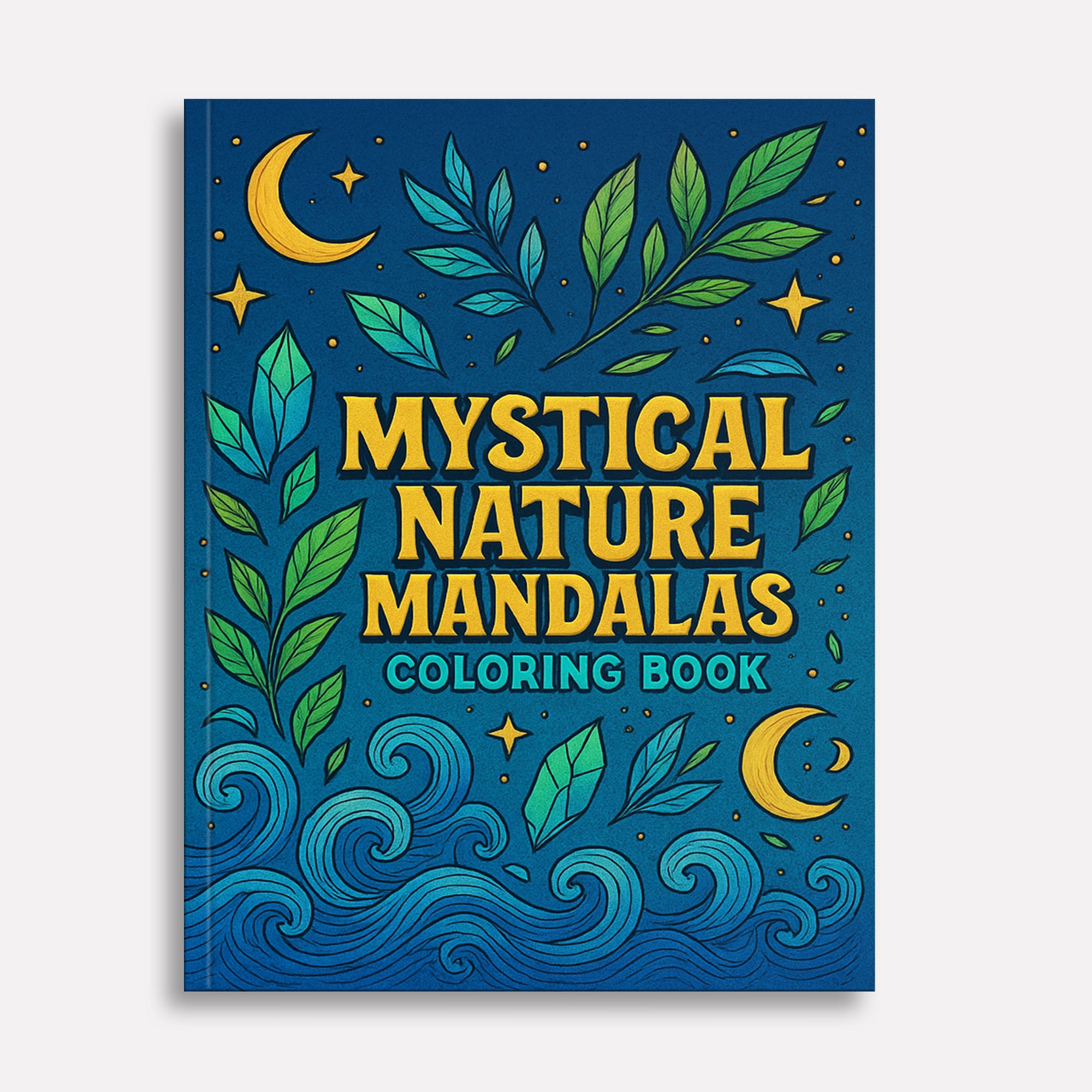 Mystical Nature Mandalas Coloring Pages – 48 Intricate Designs of Forests, Oceans, Crystals & Cosmos for Adults