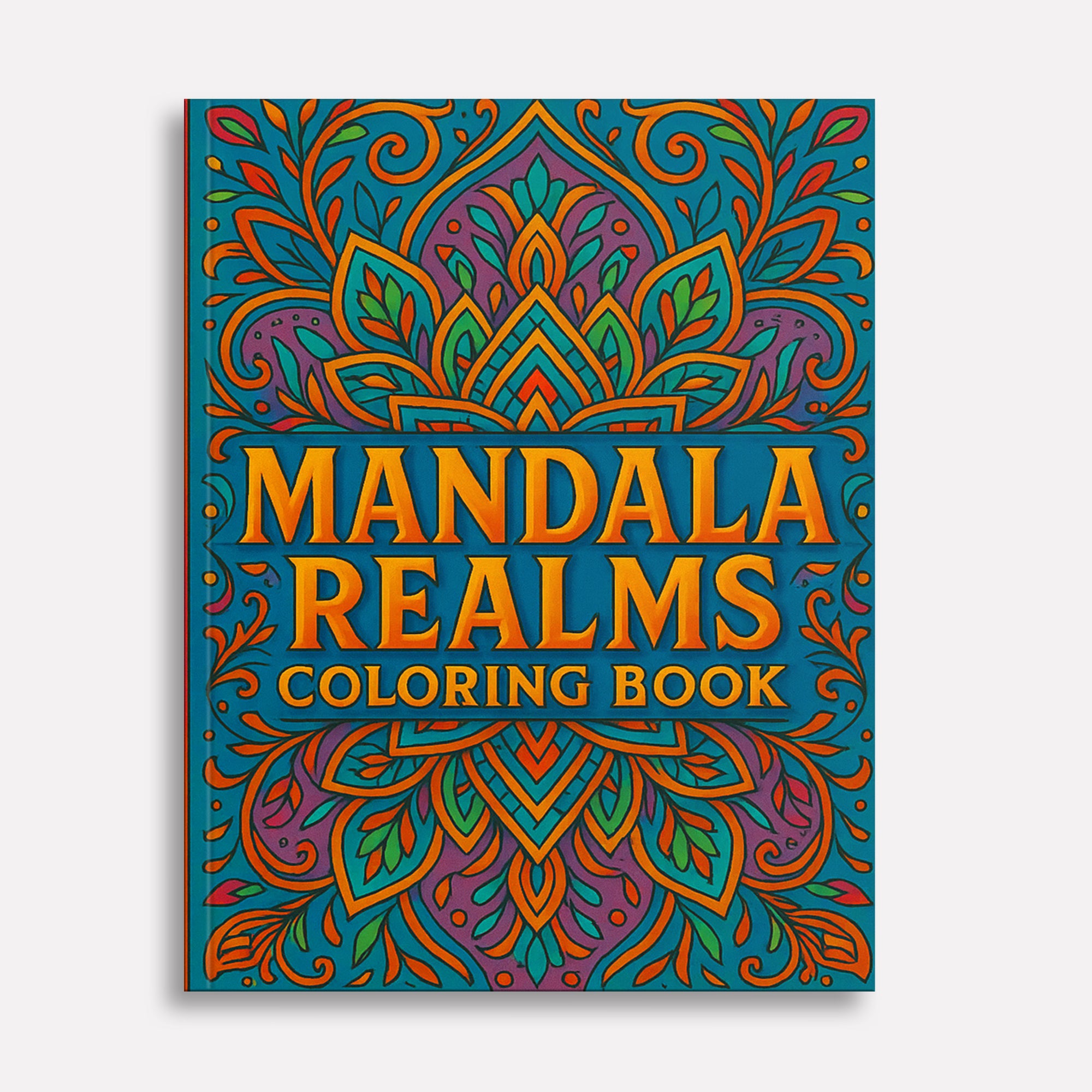 Mandala Realms Coloring Pages – 48 Unique Botanical, Marine, and Lace-Inspired Designs for Adults