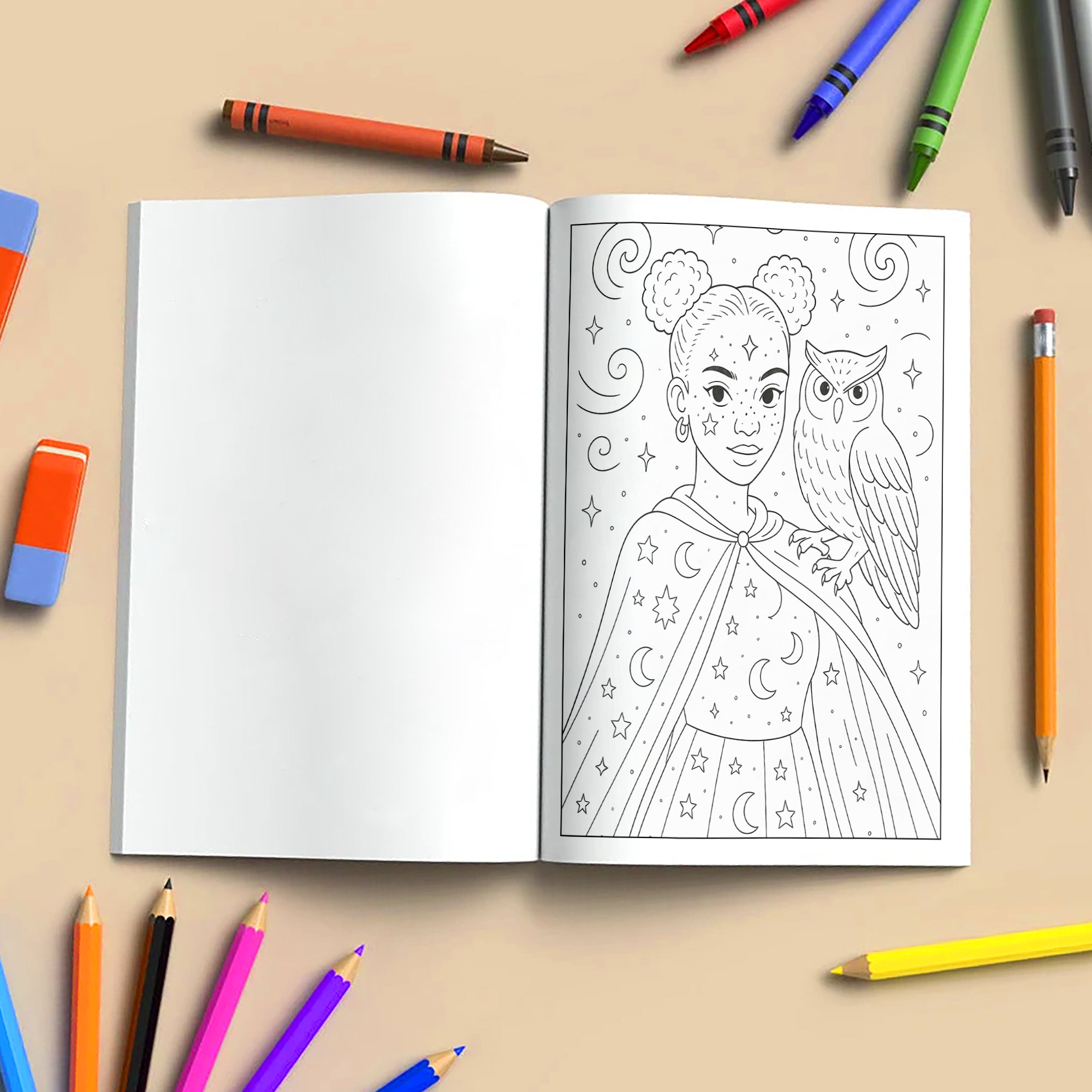 Afrofuturistic Queens Coloring Pages – 48 Pages – Futuristic, Powerful, Black Girl Magic – For Adults
