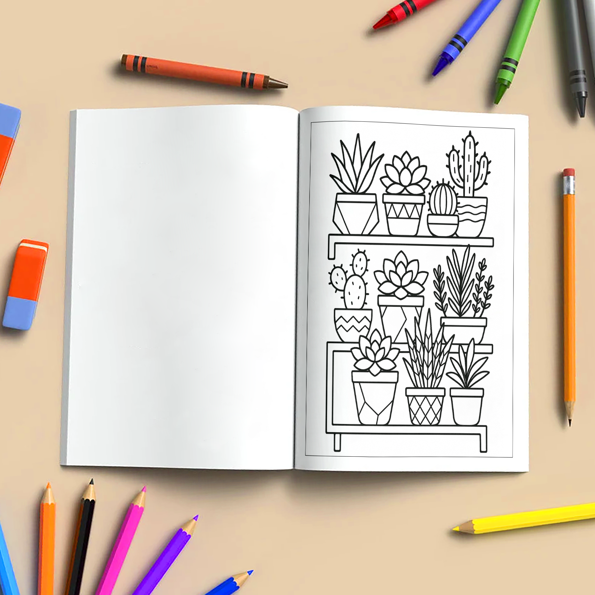 Cozy Porch Garden Coloring Pages for Kids – 48 Fun and Easy Nature Scenes