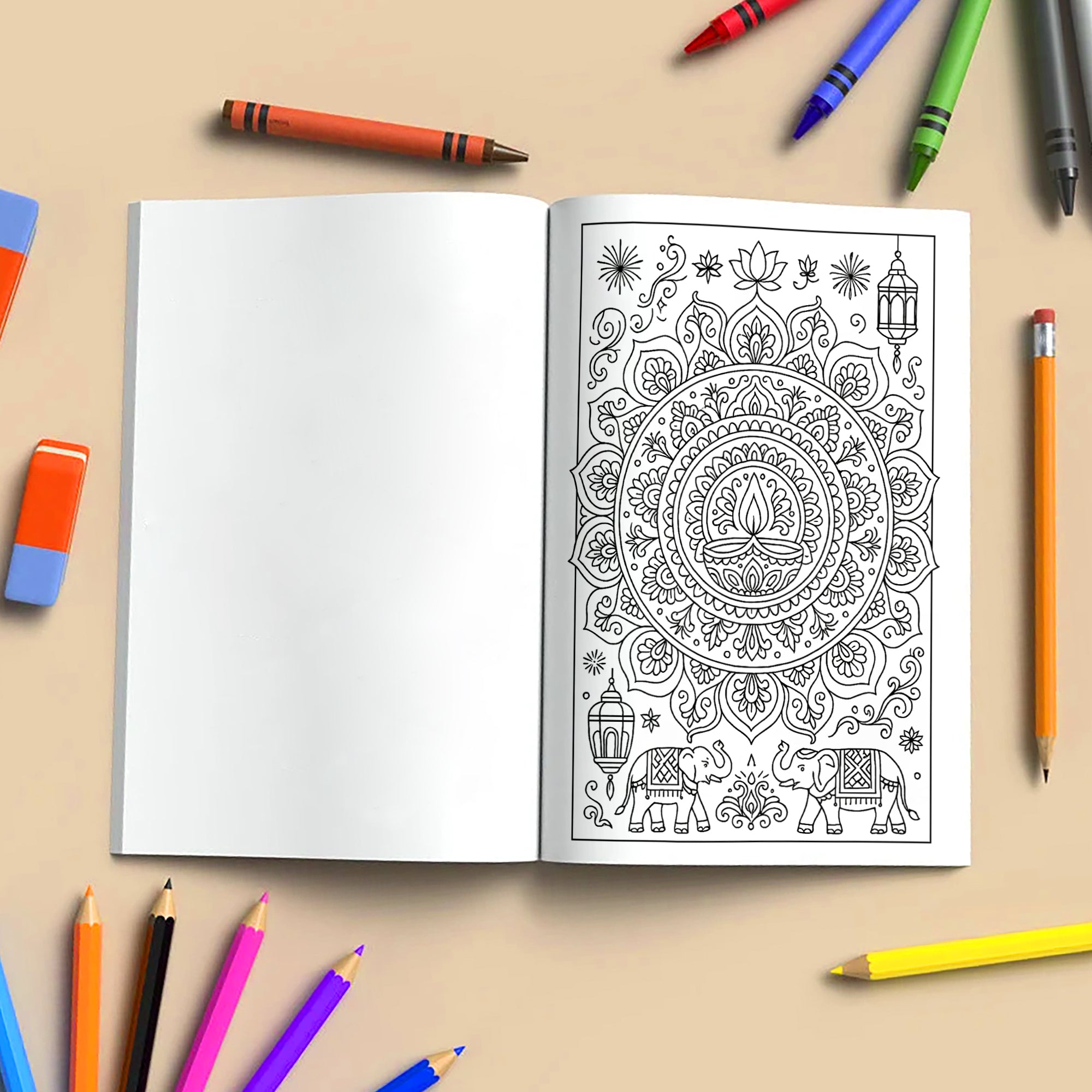 Cultural Mandala Journeys Coloring Pages – 48 Festive and Symbolic Designs for Adults