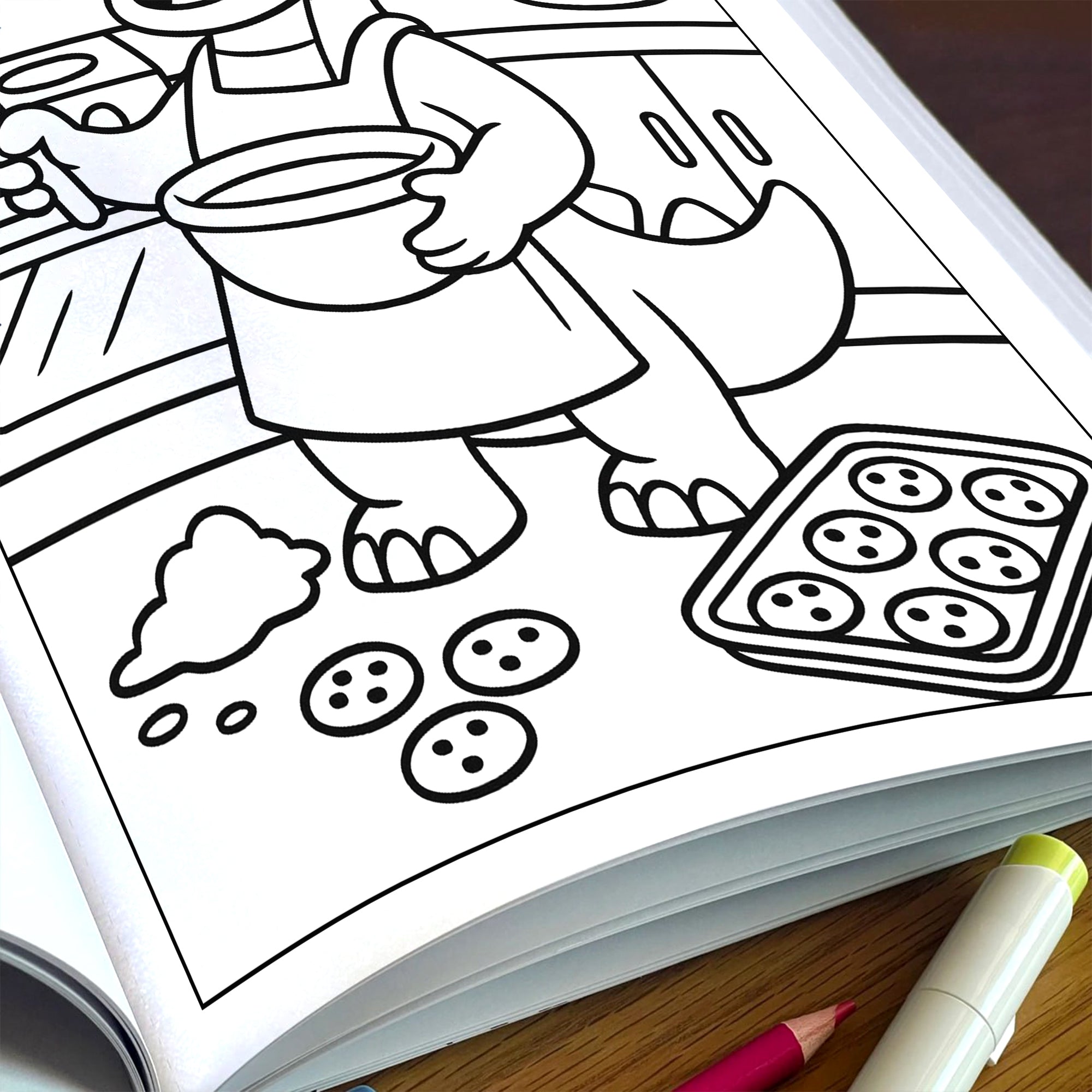 Dino Jobs Adventure Coloring Pages – 48 Pages – Funny, Imaginative, Career-Themed Scenes – For Kids