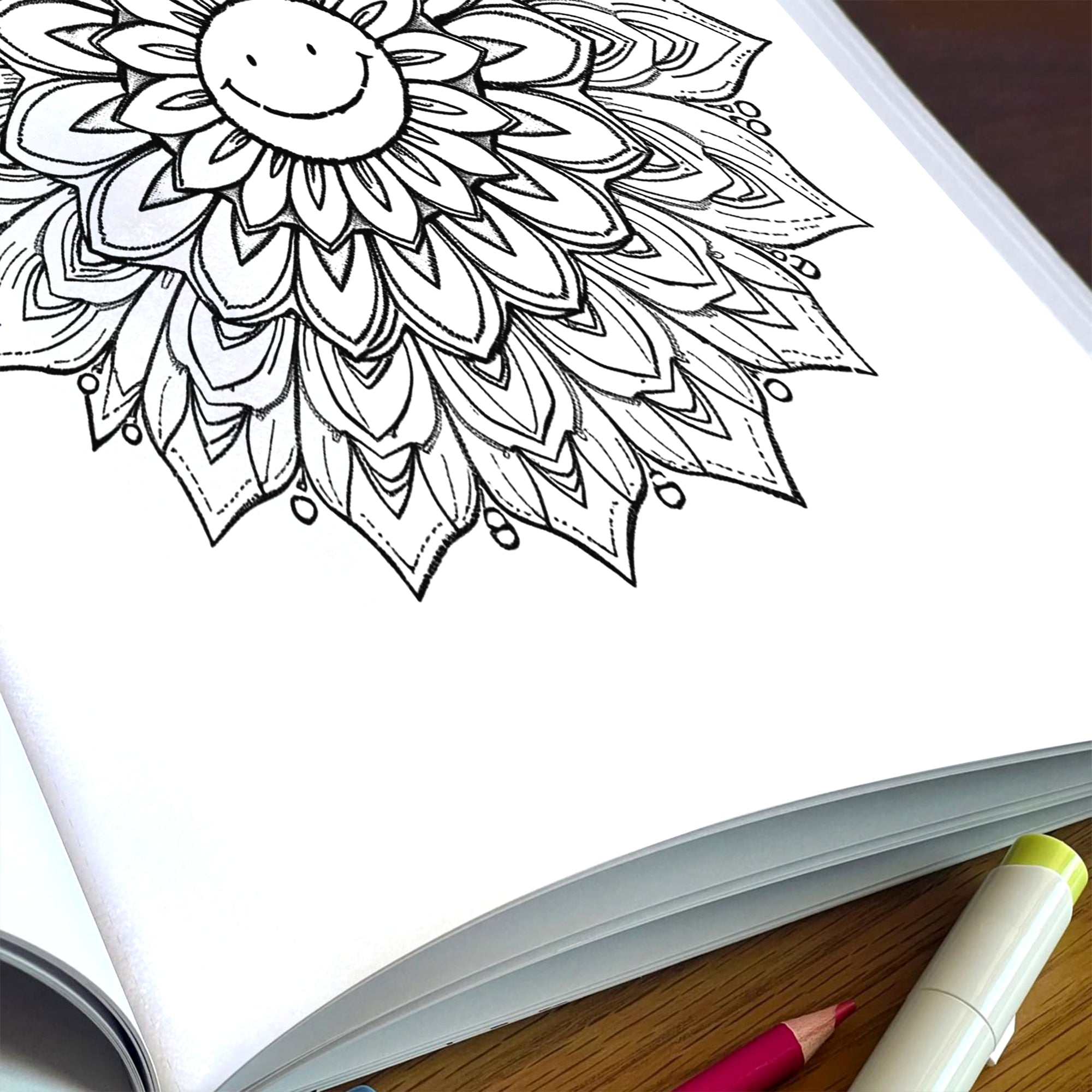 Emotional Mandalas – Mandala Coloring Pages – 48 Pages – Joy, Calm, Gratitude & Reflective Patterns – For Adults