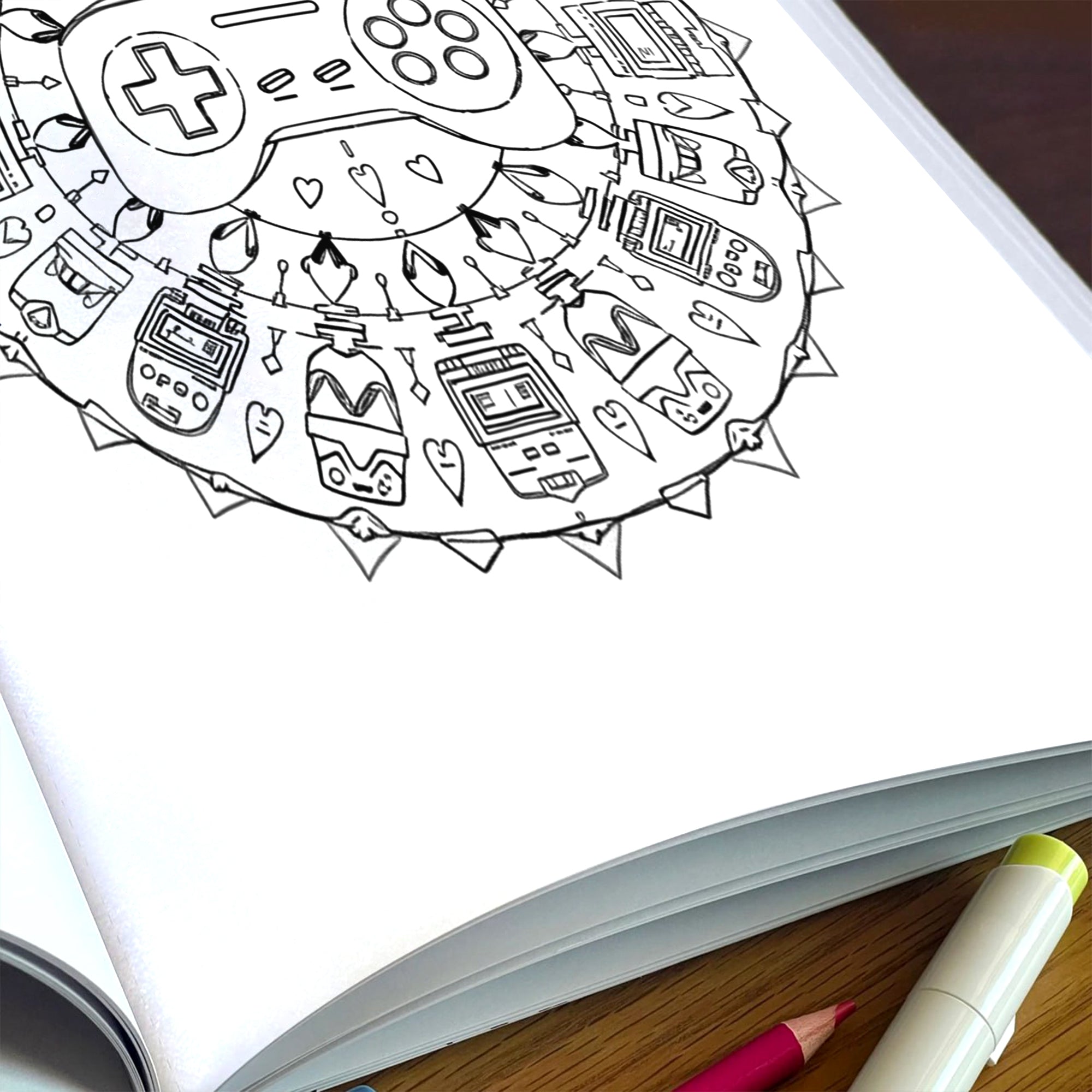 Haunted Mandalas – Mandala Coloring Pages – 48 Pages – Pumpkins, Bats, Skulls & Witchy Symbols – For Adults and Teens