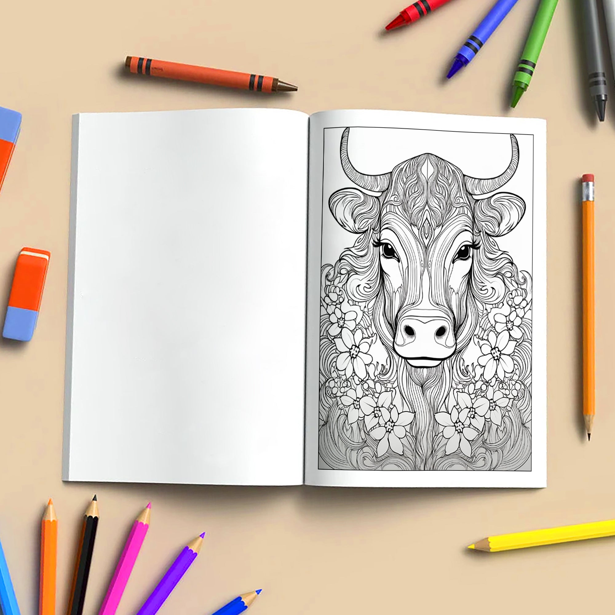 Mandala Farmyard Wonders Coloring Pages – 48 Country Animal Designs for Adults