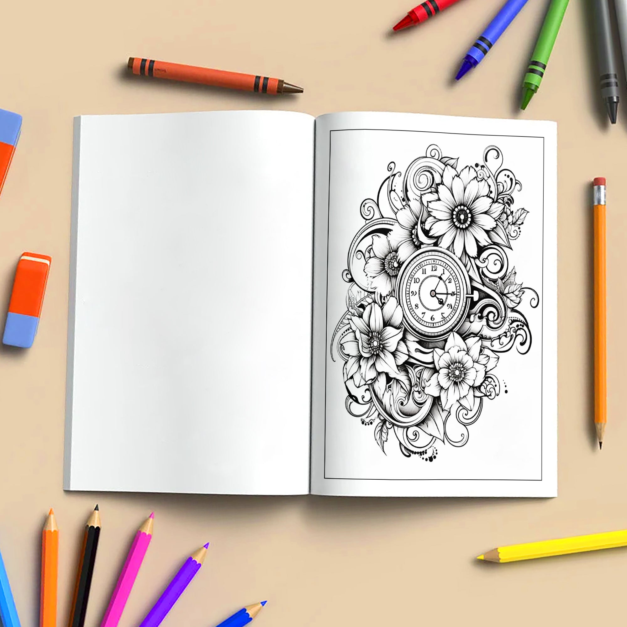 Gears of Time Coloring Pages – 48 Industrial-Themed Mandalas for Adults