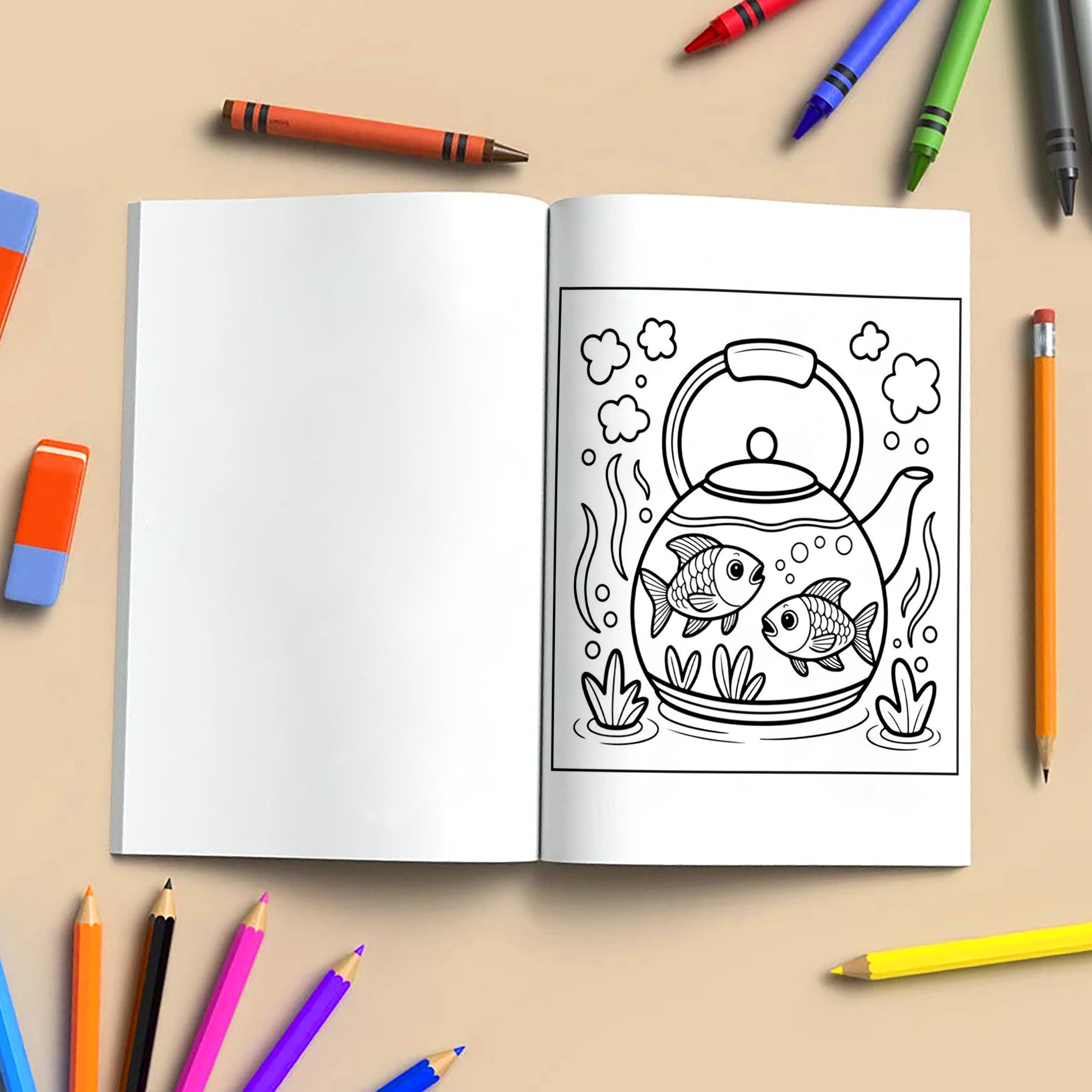 Celestial Kids of the Zodiac Coloring Pages – 48 Pages – Whimsical Star Sign Adventures for Children