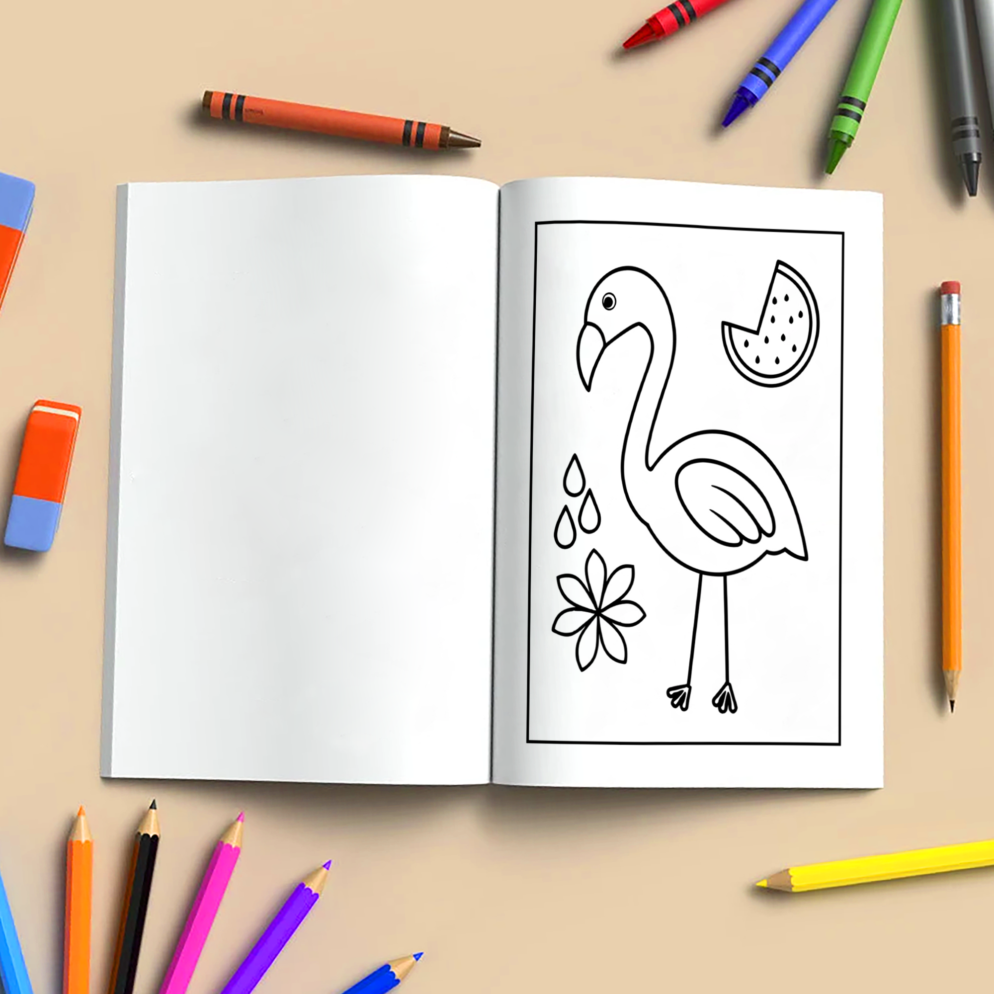 Tropical Vibes Hawaii Coloring Pages – 48 Relaxing Summer Scenes for Kids