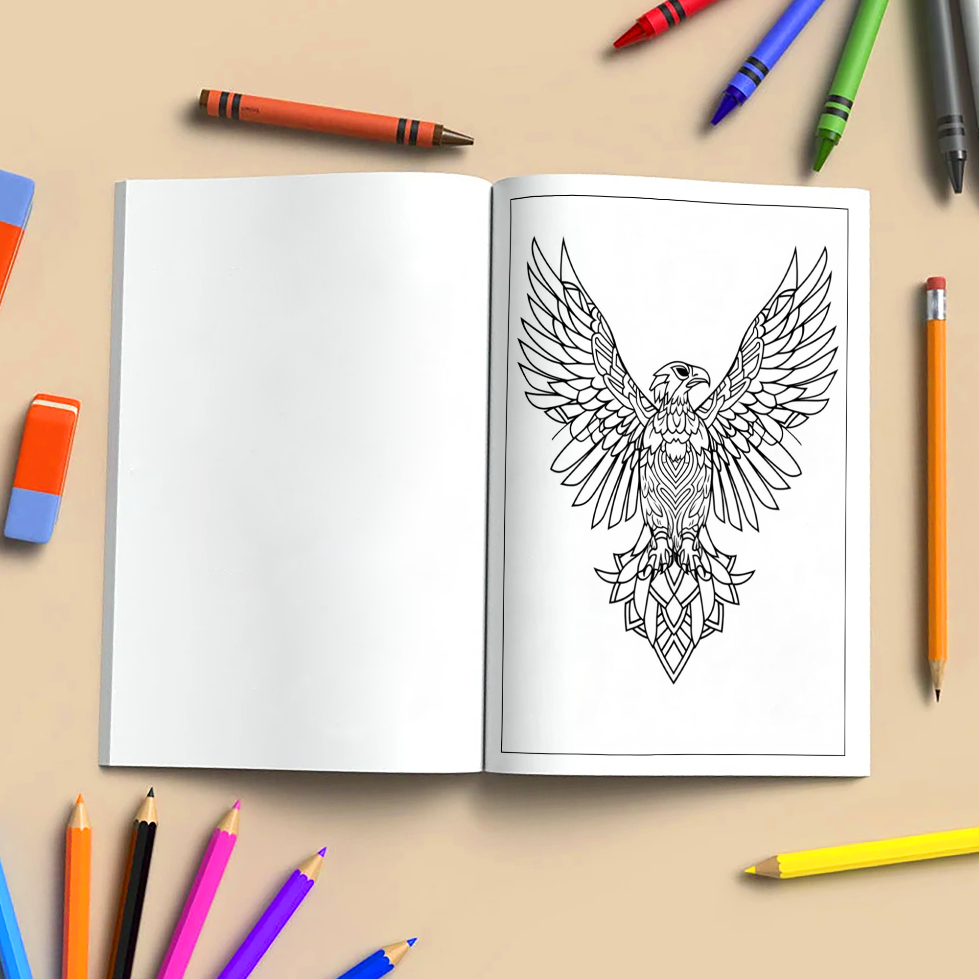 Spirit of the Wild Coloring Pages – 48 Animal Mandala Designs for Adults