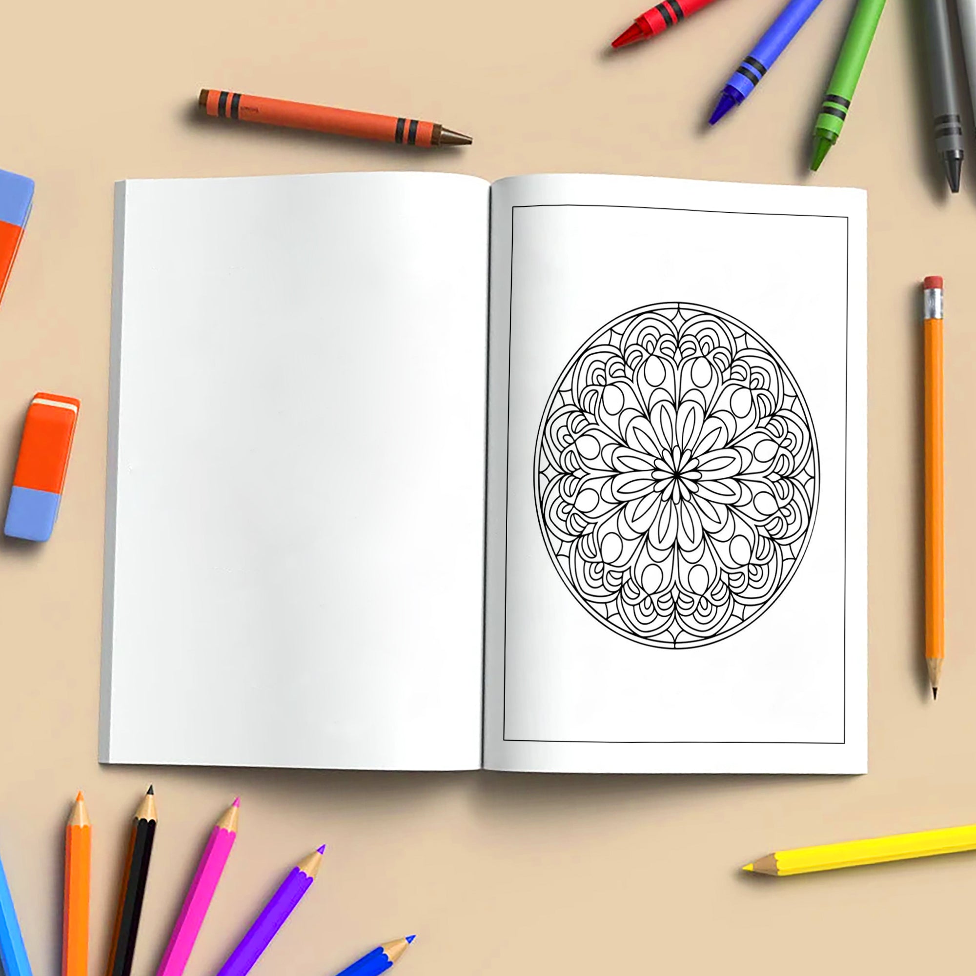 Signs of the Stars Coloring Pages – 48 Pages – Detailed Zodiac Line Art for Mindful Coloring