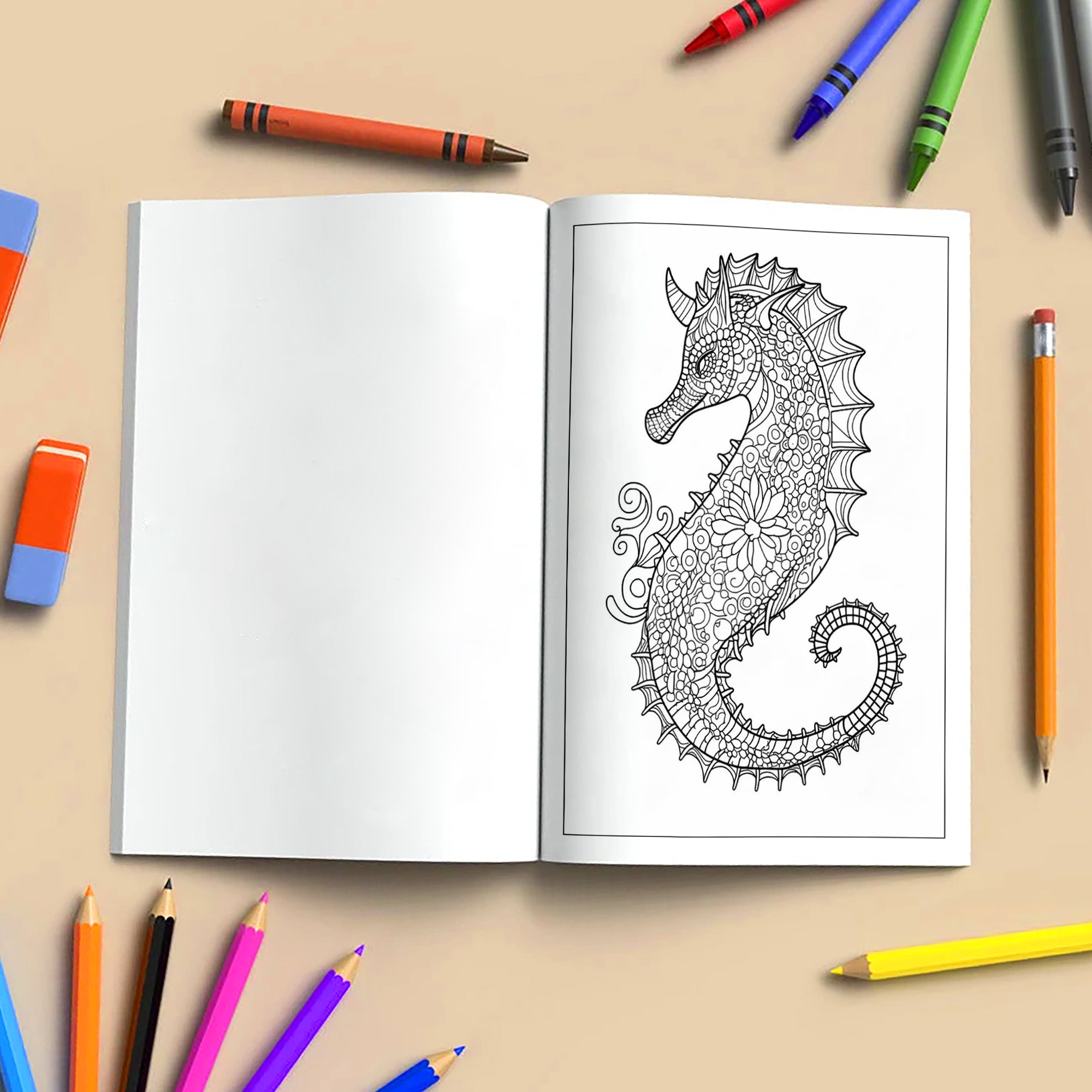 Endless Summer Mandalas Coloring Pages – 48 Relaxing Tropical Designs for Adults