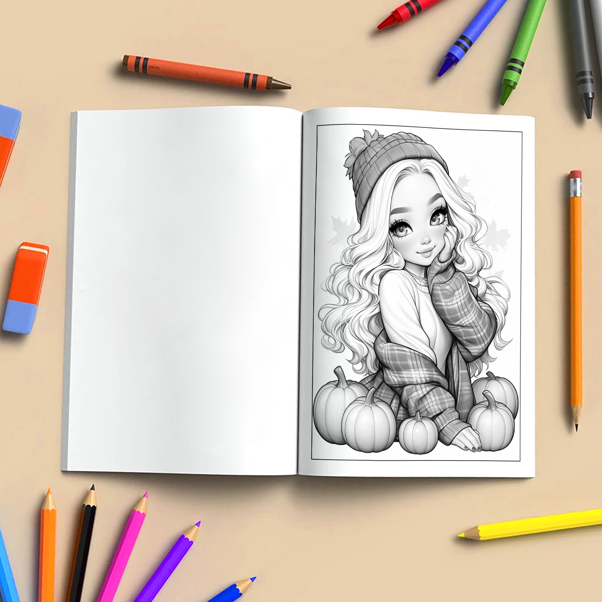 Charming Chill Coloring Pages – 48 Cozy Fashion-Inspired Designs for Adults