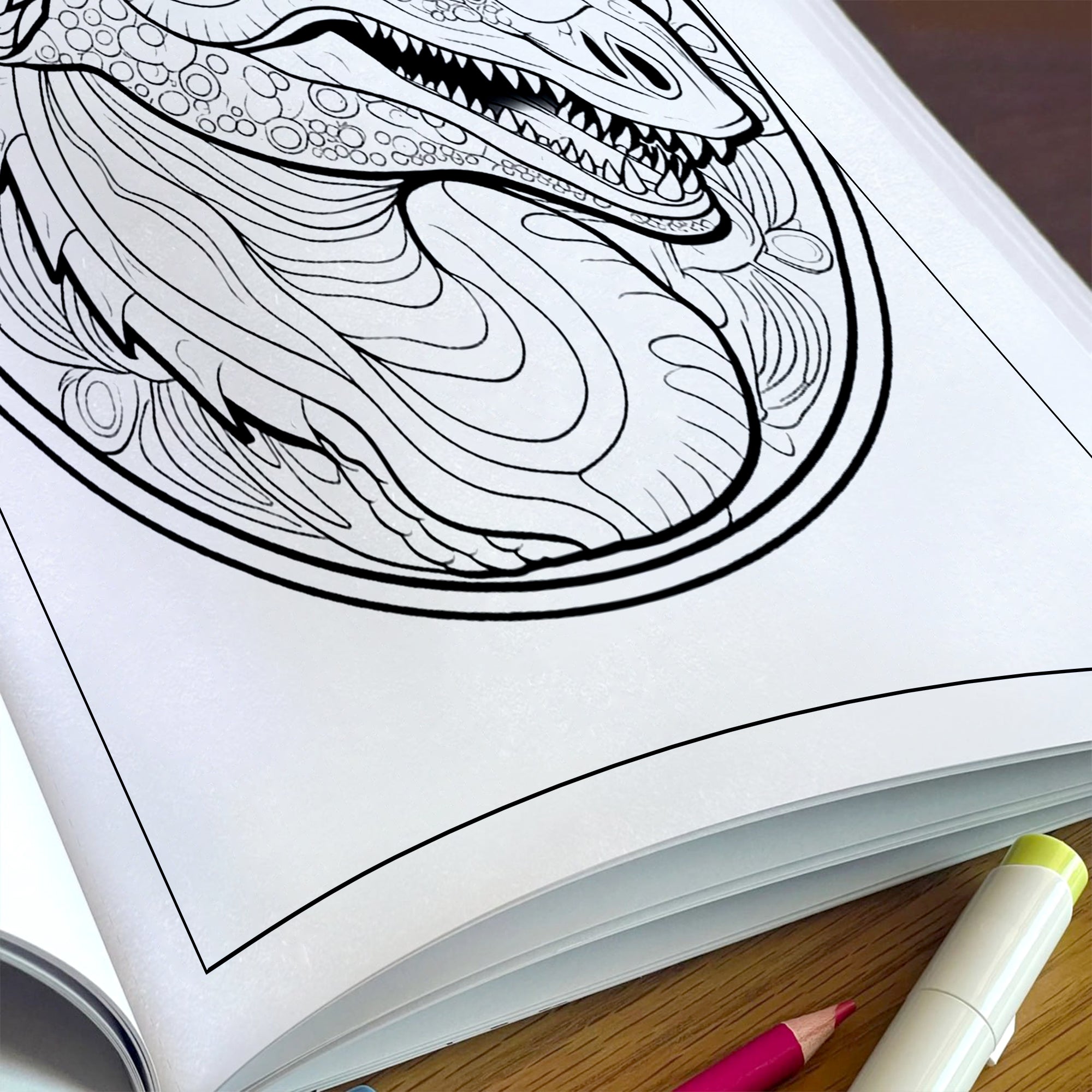 Prehistoric Mandalas Coloring Pages – 48 Intricate Dinosaur Designs for Adults