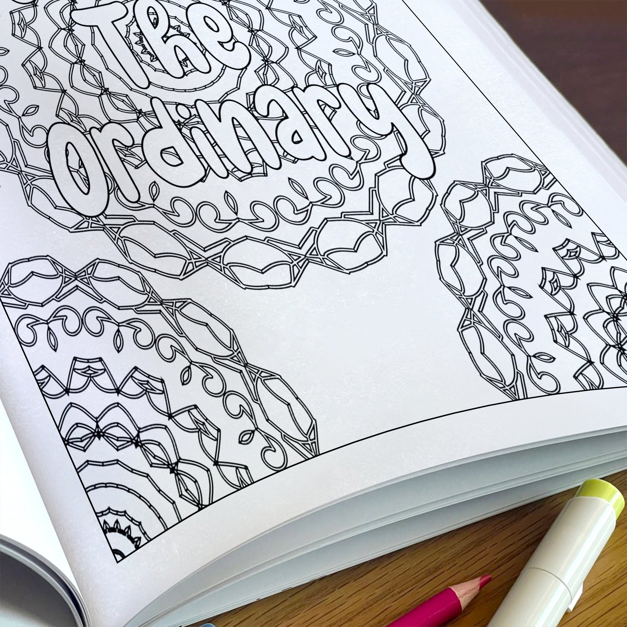 Mandala Inspirations Coloring Pages – 48 Empowering Quotes for Adults