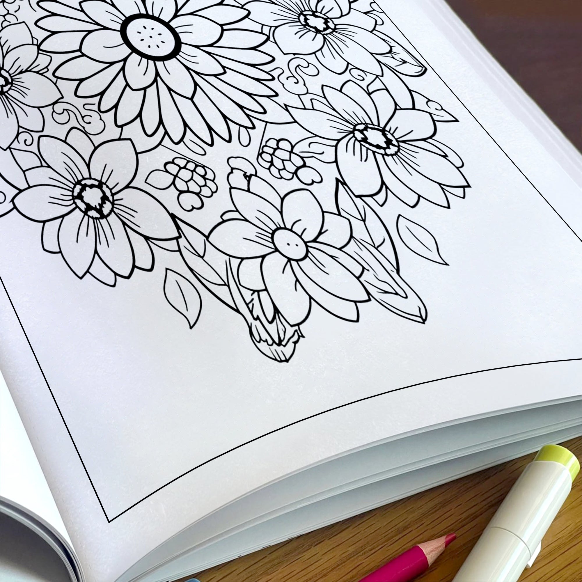 Blooming Mandala Garden Coloring Pages – 48 Floral Designs for Adults