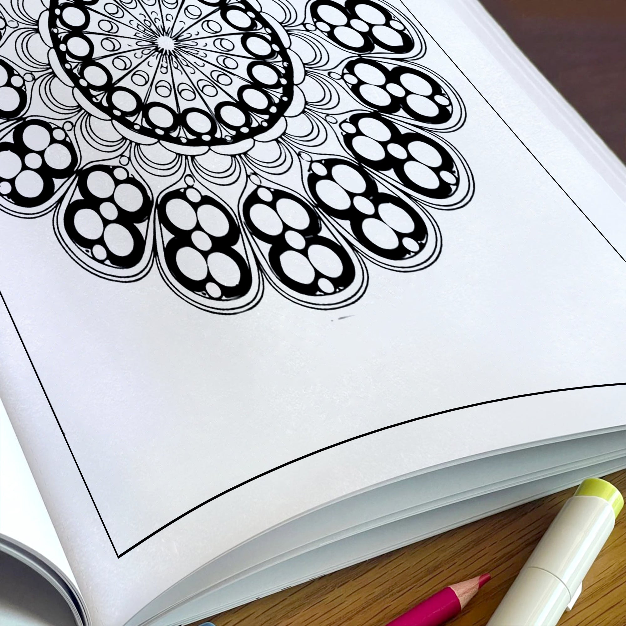 Elegant Mandala Bloom Coloring Pages – 48 Relaxing Floral Circle Patterns for Adults