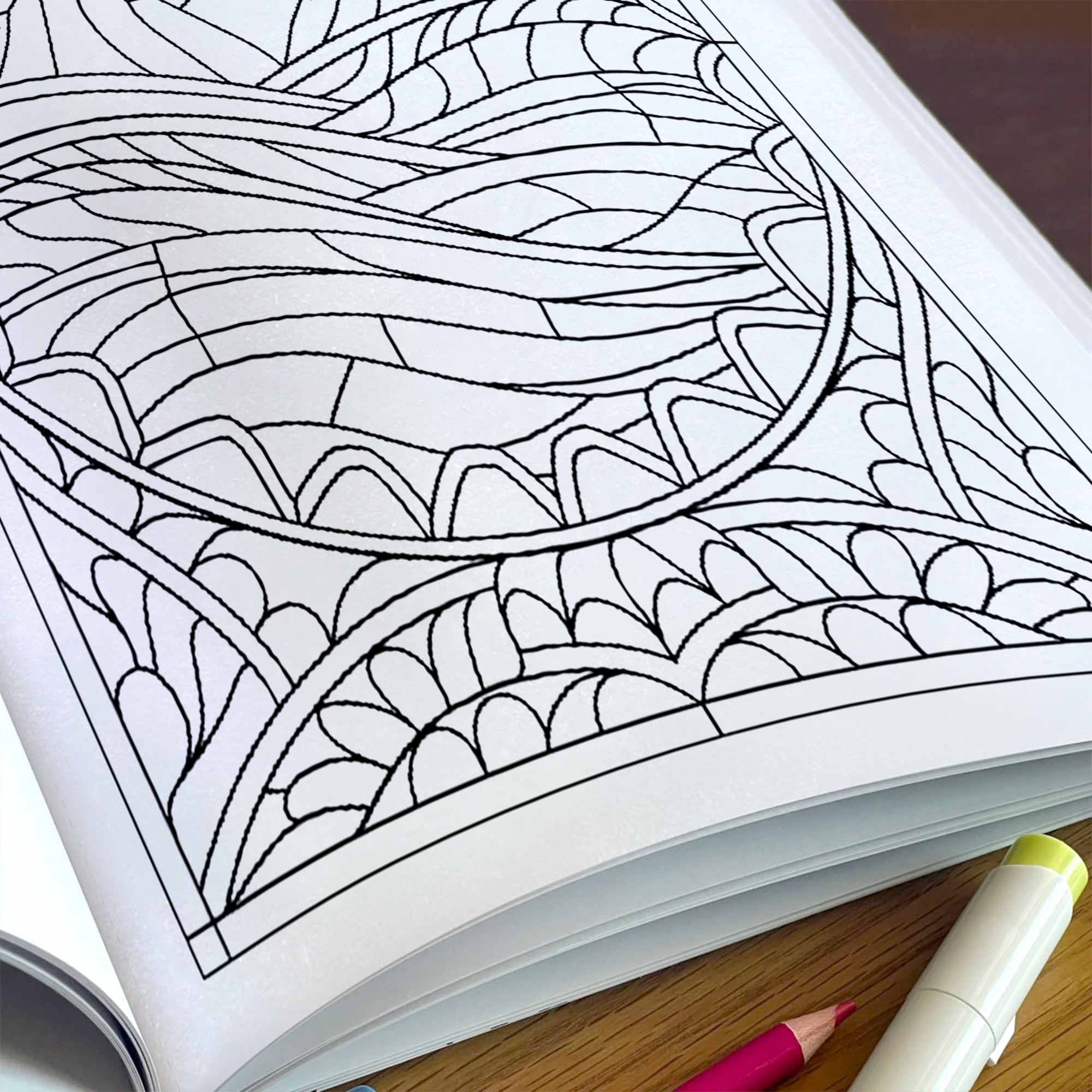 Sacred Window Mandalas – Stained Glass Mandala Coloring Pages – 48 Pages – Bold, Geometric, Radiant Patterns – For Adults