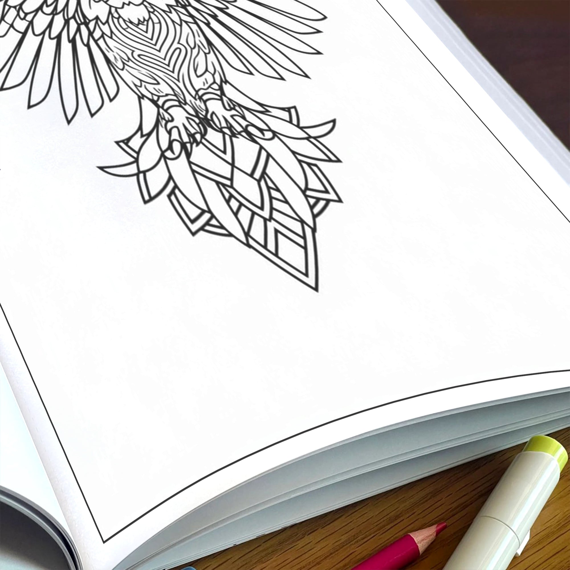 Spirit of the Wild Coloring Pages – 48 Animal Mandala Designs for Adults