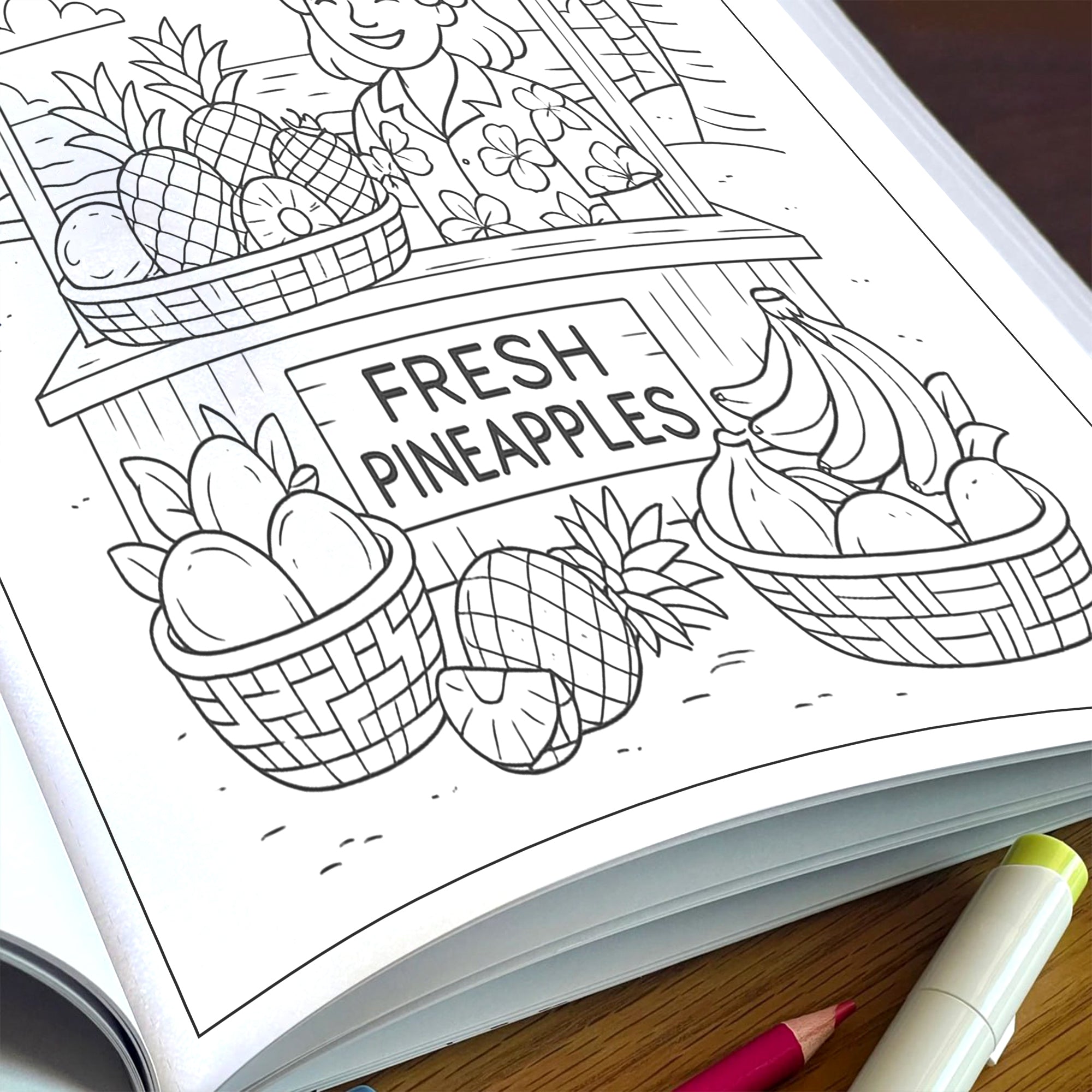 Everyday Hawaii – Hawaii Coloring Pages – 48 Pages – Island Life, Daily Moments, Local Fun – For Kids