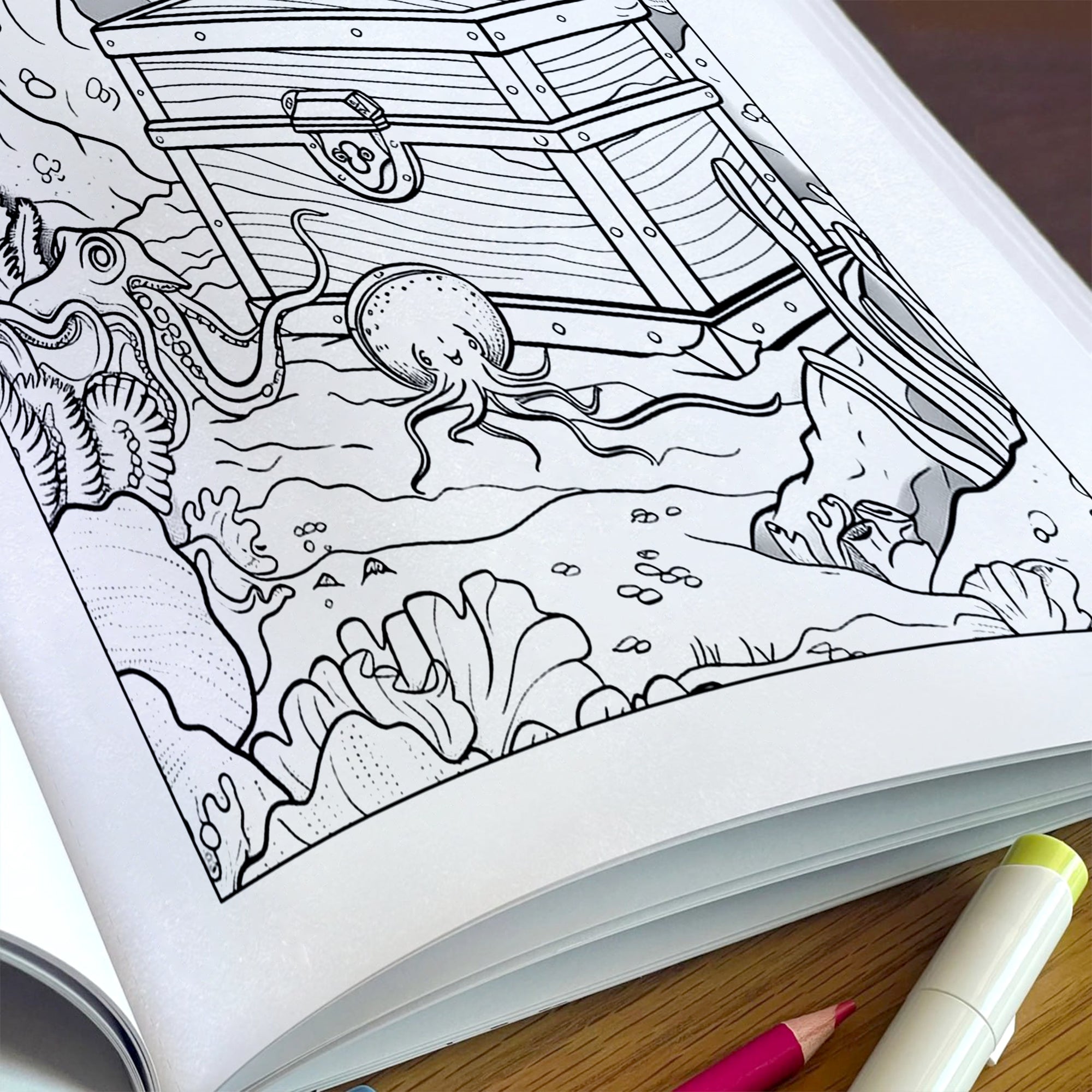 Hawaii Beach Wonders Coloring Pages – 48 Seaside Treasures and Fun Castles for Kids