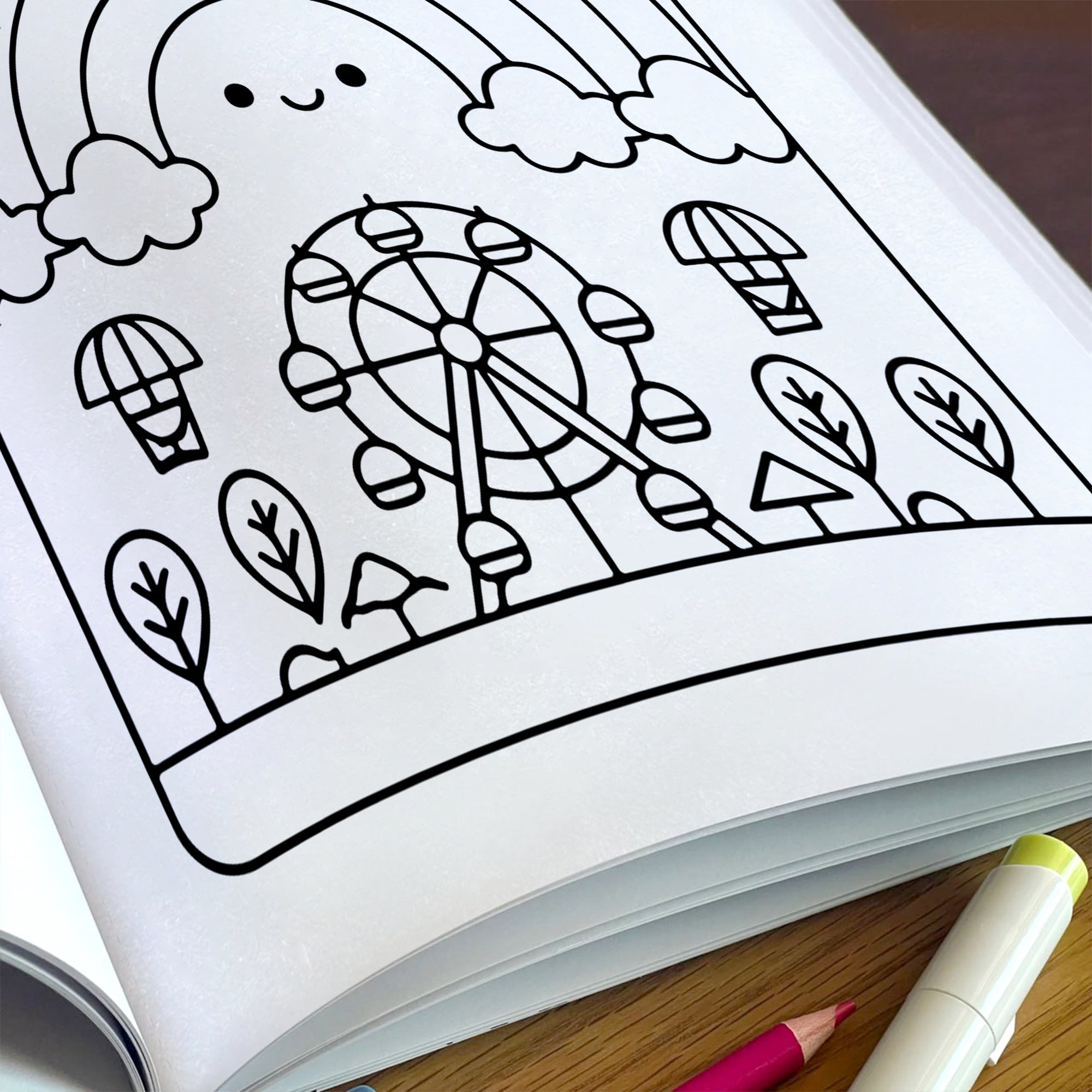 Tropical Joy Hawaii Coloring Pages – 48 Fun and Cute Summer Scenes for Kids