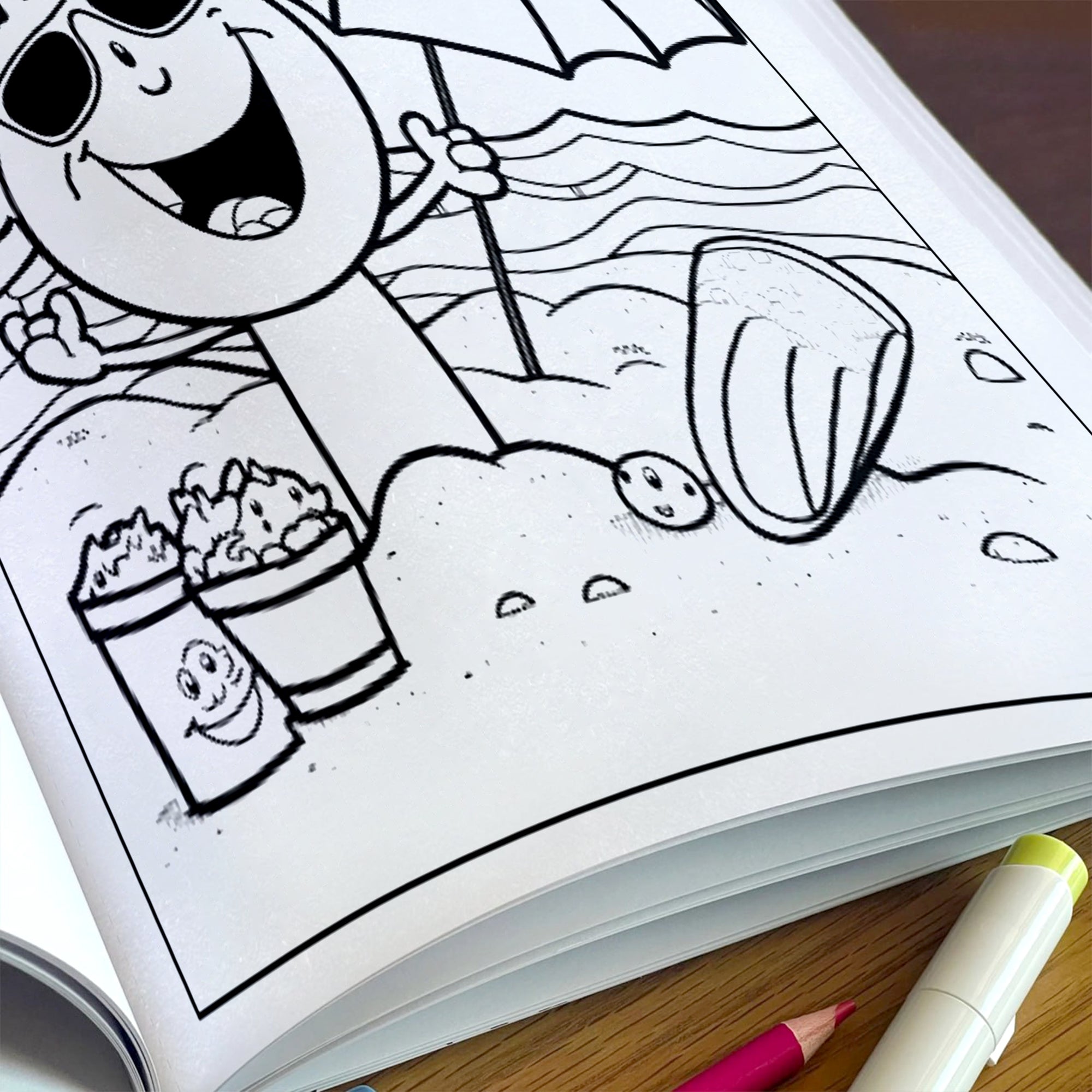 Kawaii Island Fun Hawaii Coloring Pages – 48 Adorable Beach and Ocean Illustrations for Kids