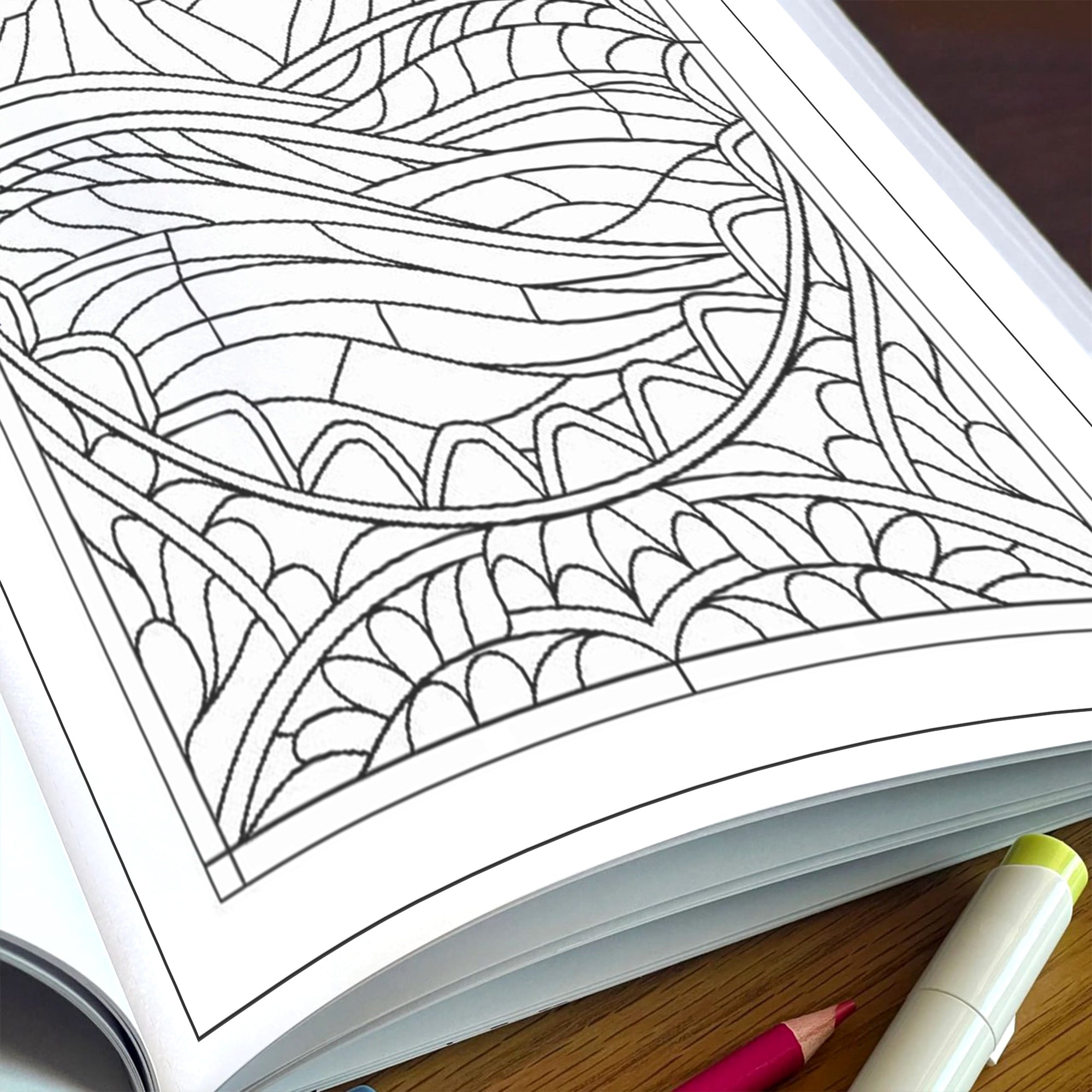 Nature Mandala Reflections Coloring Pages – 48 Intricate Designs for Adults